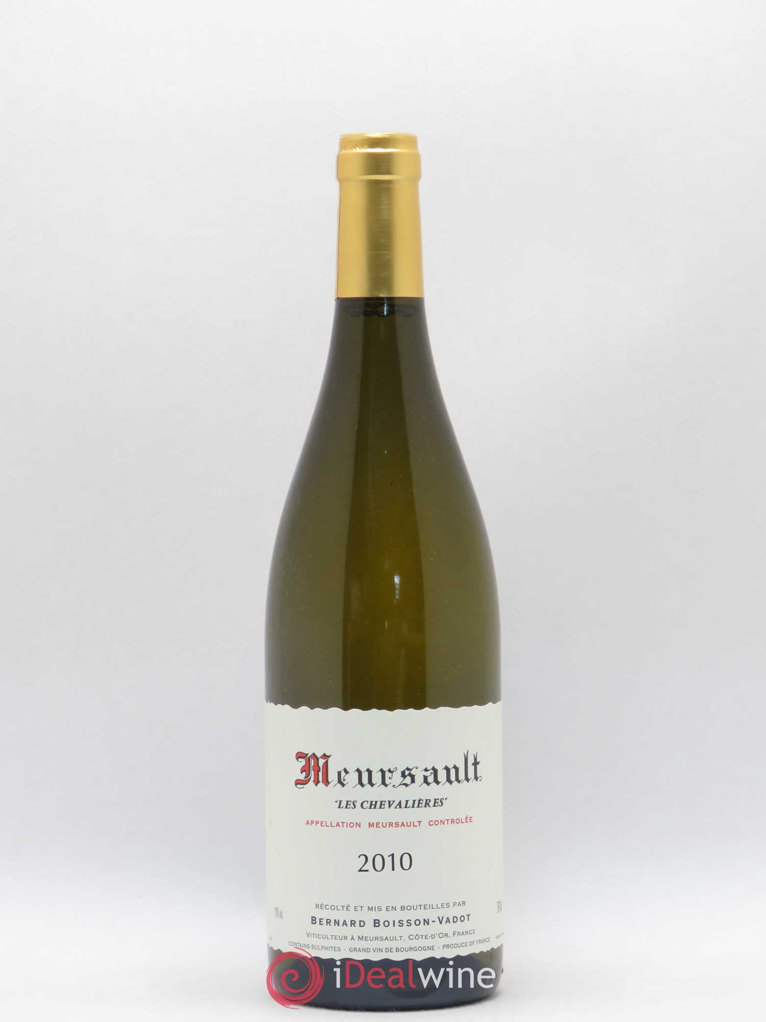 Meursault Les Chevalières Boisson-Vadot (Domaine) 2010 - Lot de 1 bouteille - 0