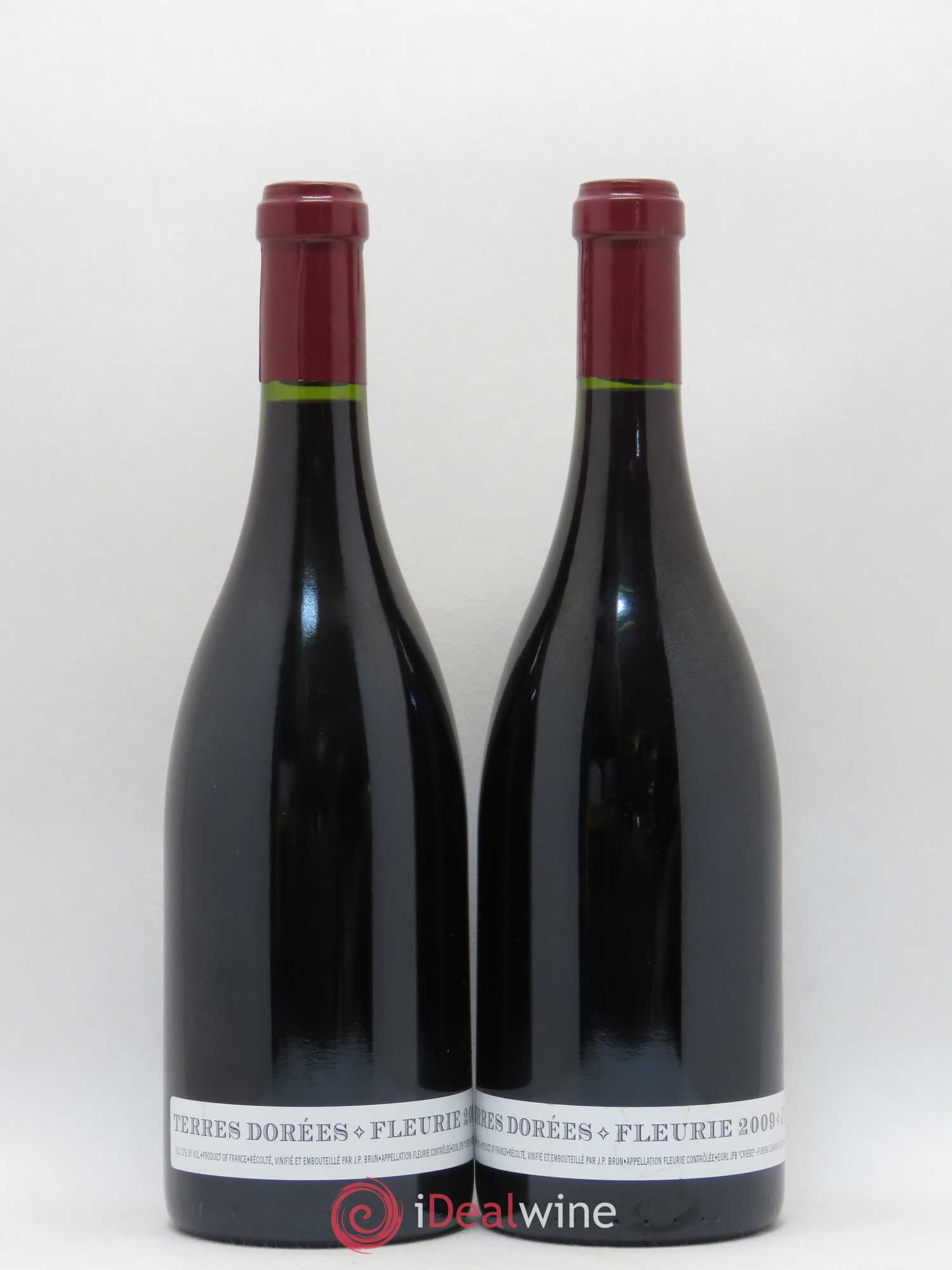Fleurie Terres dorées - J-P. Brun (Domaine des) 2009 - Lot de 2 bouteilles - 0