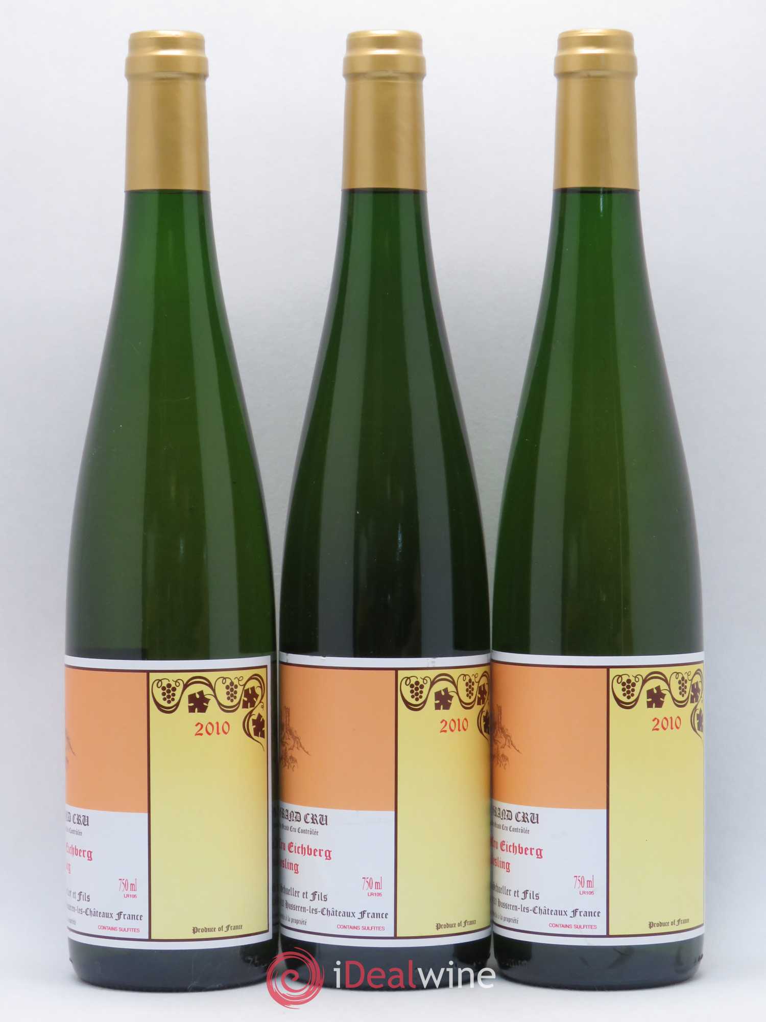 Riesling Grand Cru Eichberg Gerard Schueller 2010 - Lotto di 3 bottiglie - 1