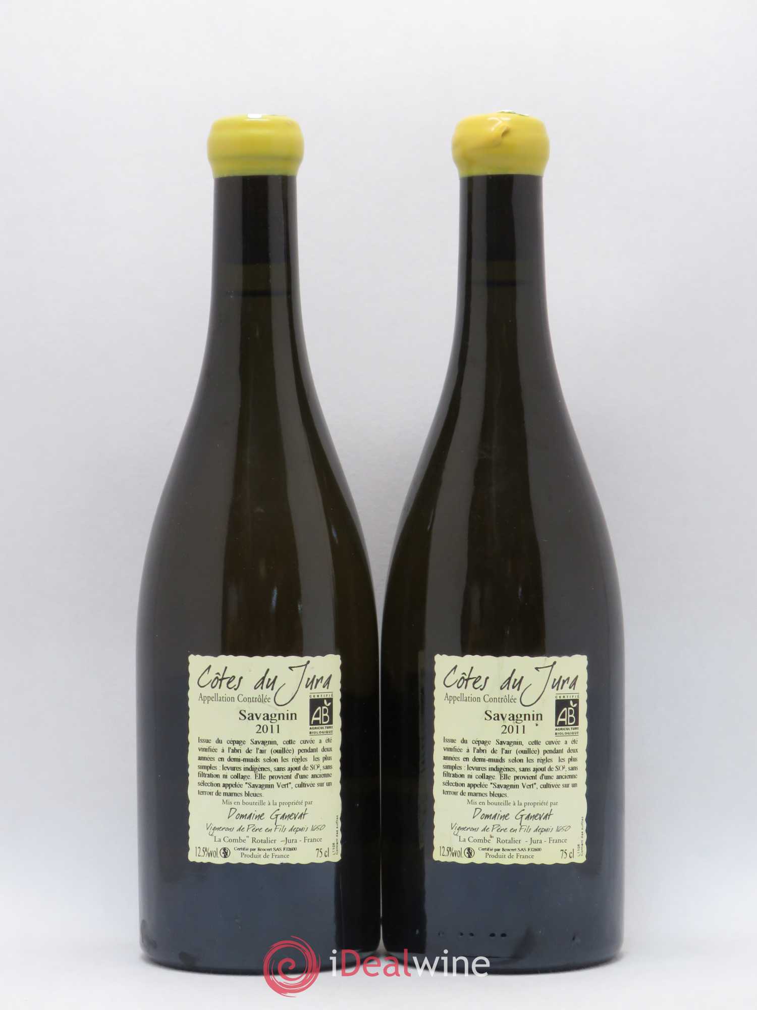 Côtes du Jura Les Chalasses Marnes Bleues Jean-François Ganevat (Domaine) 2011 - Lot de 2 bouteilles - 1