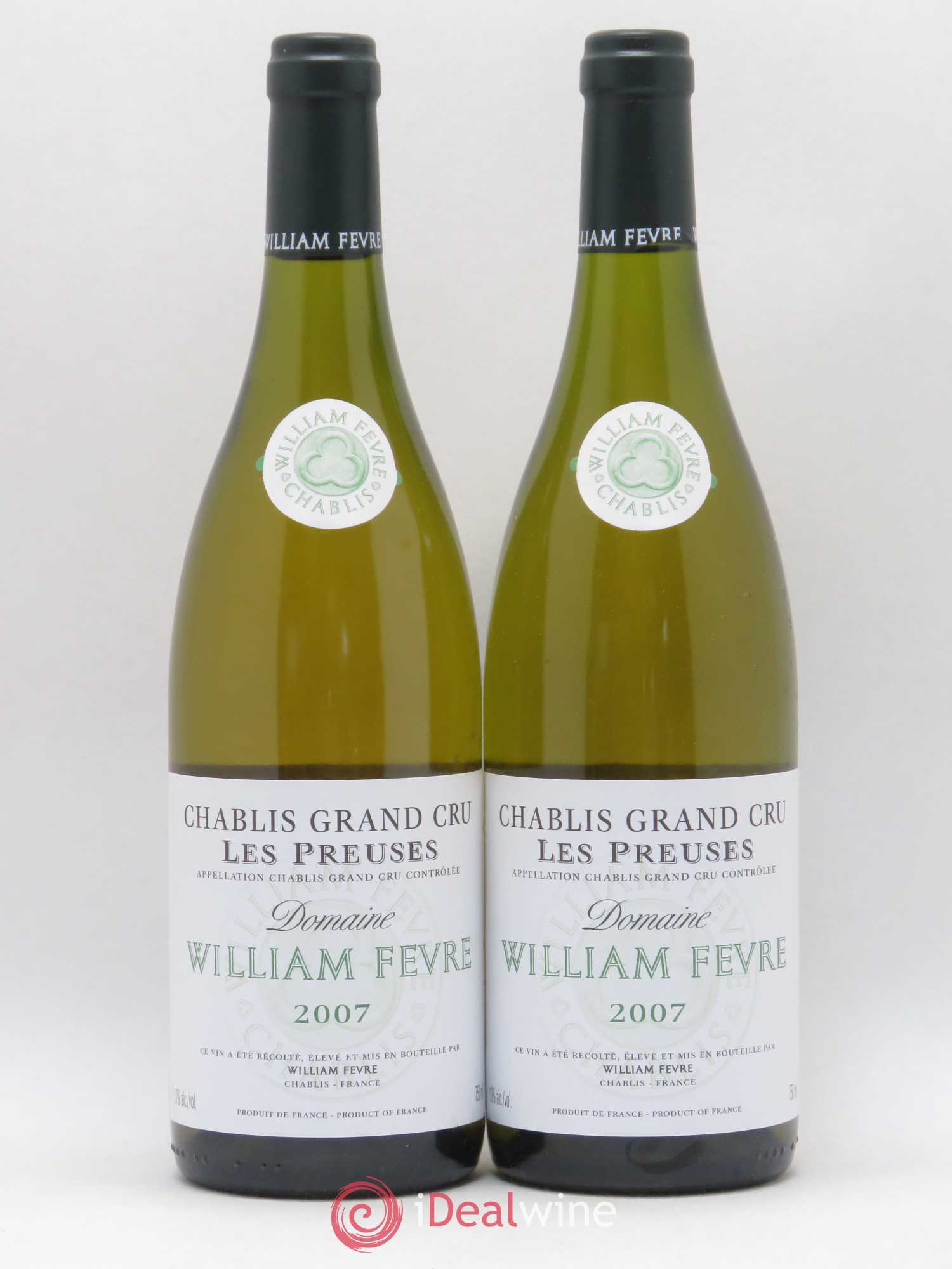Chablis Grand Cru les Preuses William Fèvre 2007 - Lot de 2 bouteilles - 0