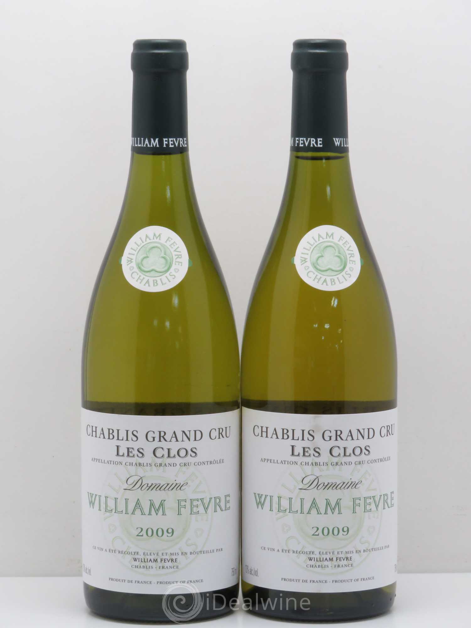 Chablis Grand Cru Les Clos William Fèvre 2009 - Lot de 2 bouteilles - 0