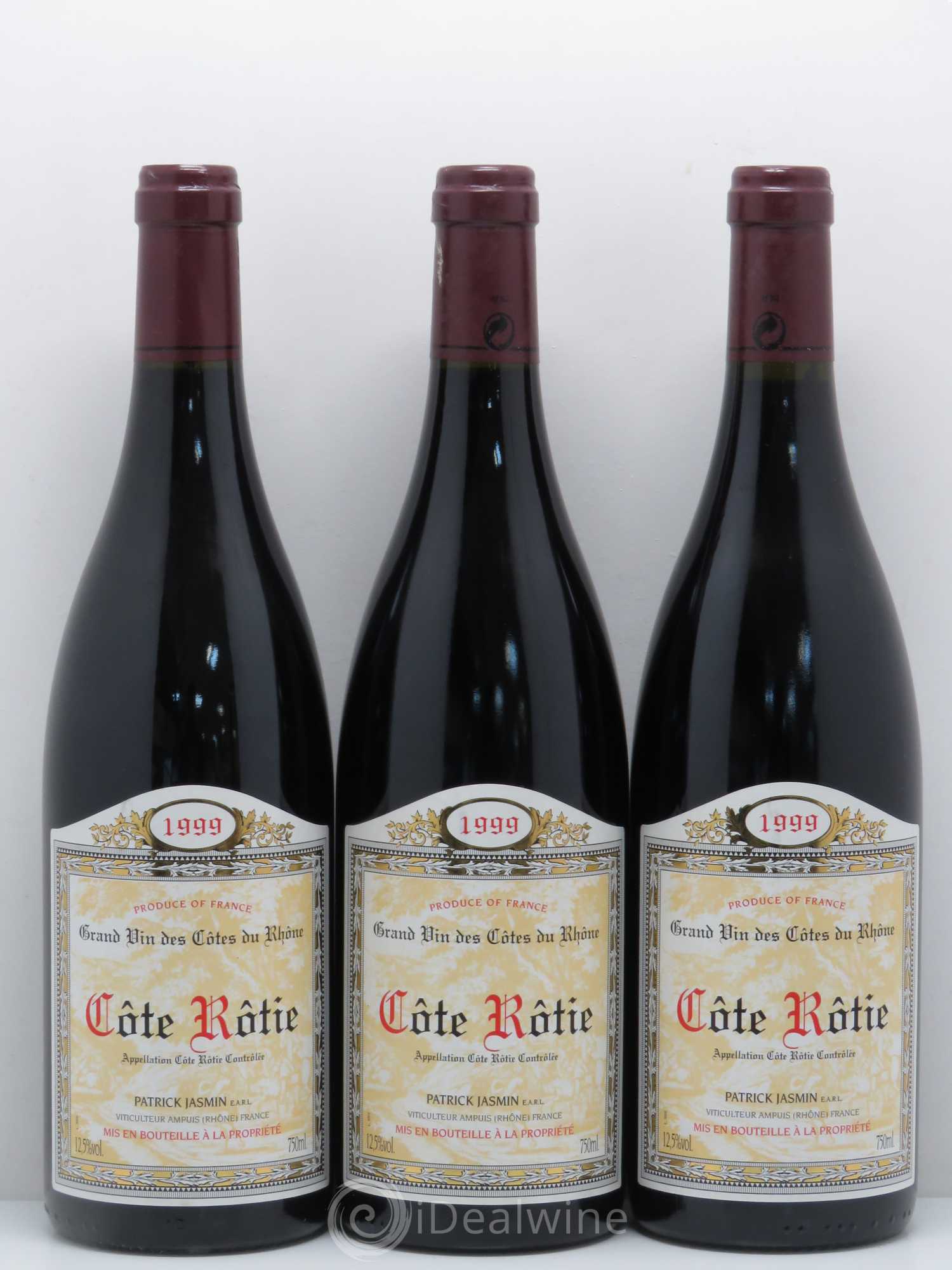 Côte-Rôtie Jasmin (Domaine) 1999 - Lot de 3 bouteilles - 0