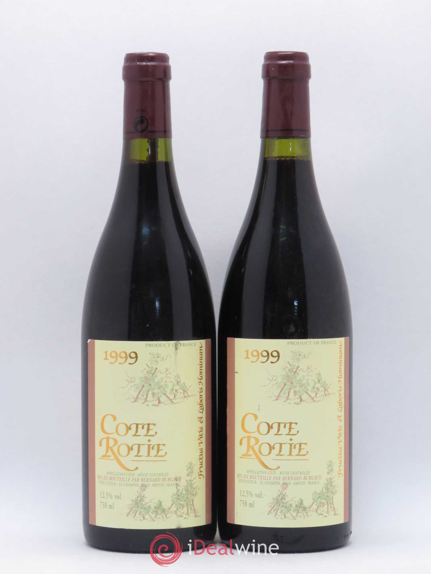 Côte-Rôtie Bernard Burgaud 1999 - Lot de 2 bouteilles - 0