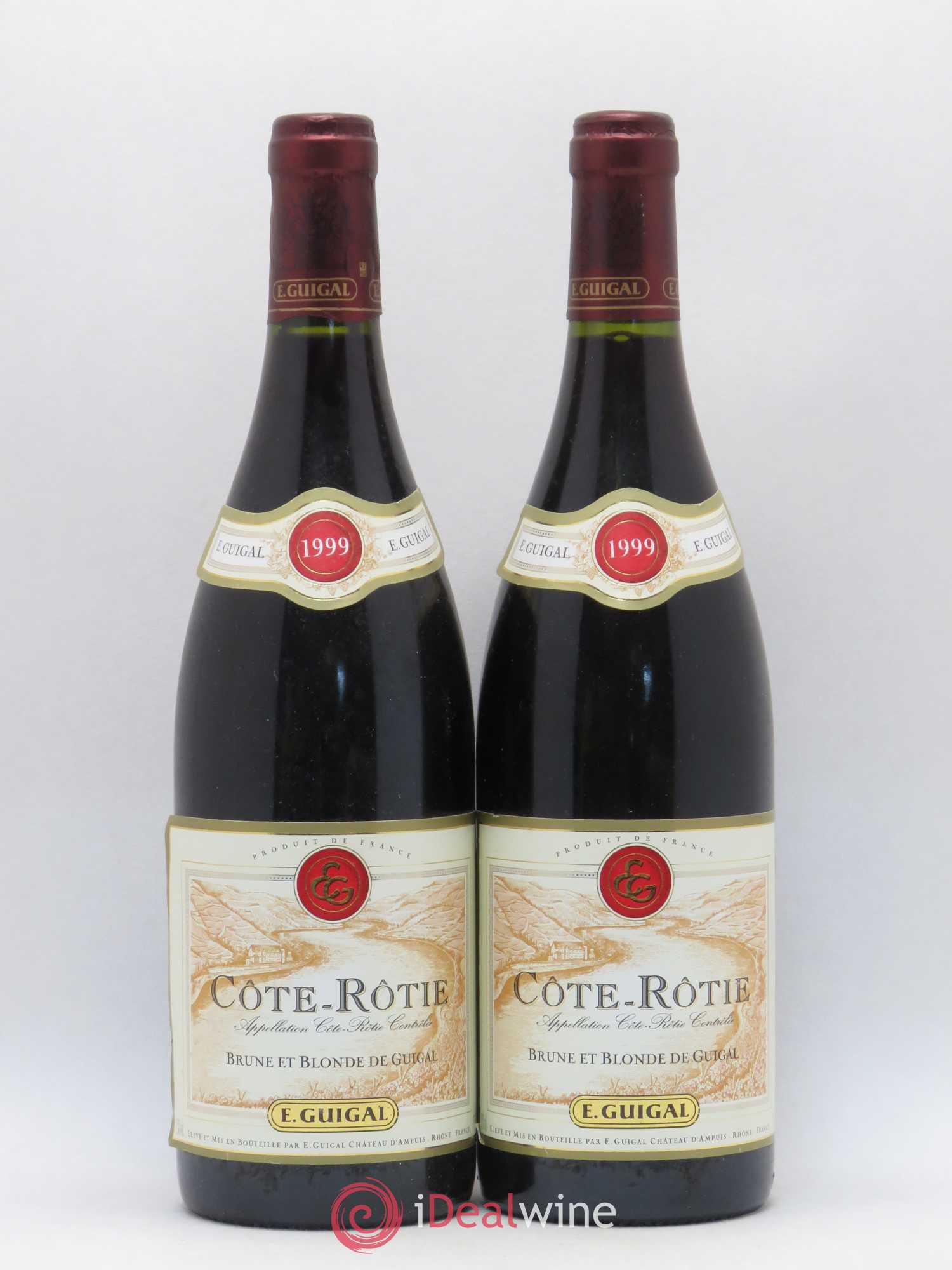 Côte-Rôtie Côtes Brune et Blonde Guigal 1999 - Lot de 2 bouteilles - 0