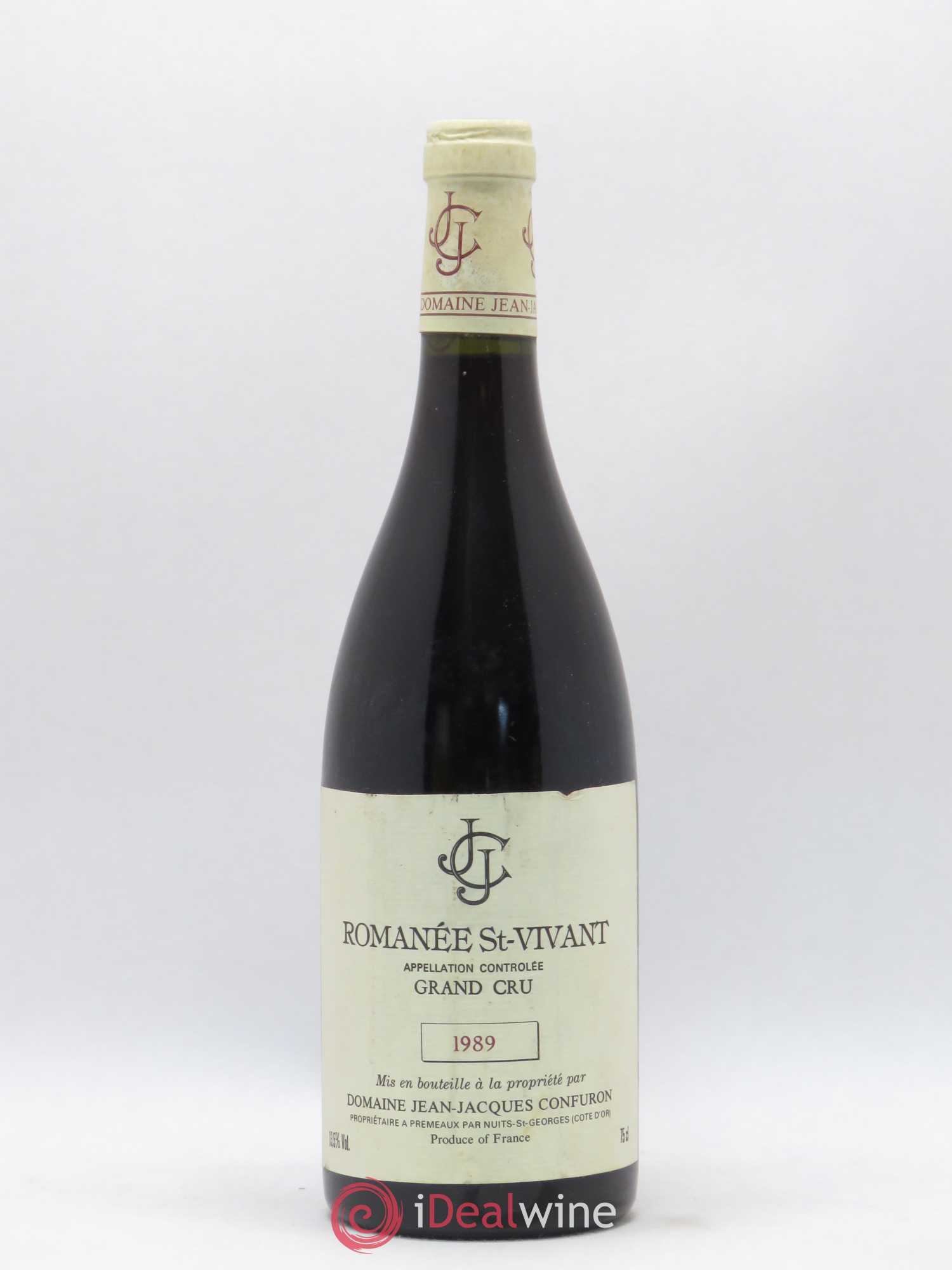 Romanée-Saint-Vivant Grand Cru Jean-Jacques Confuron 1989 - Lot de 1 bouteille - 0