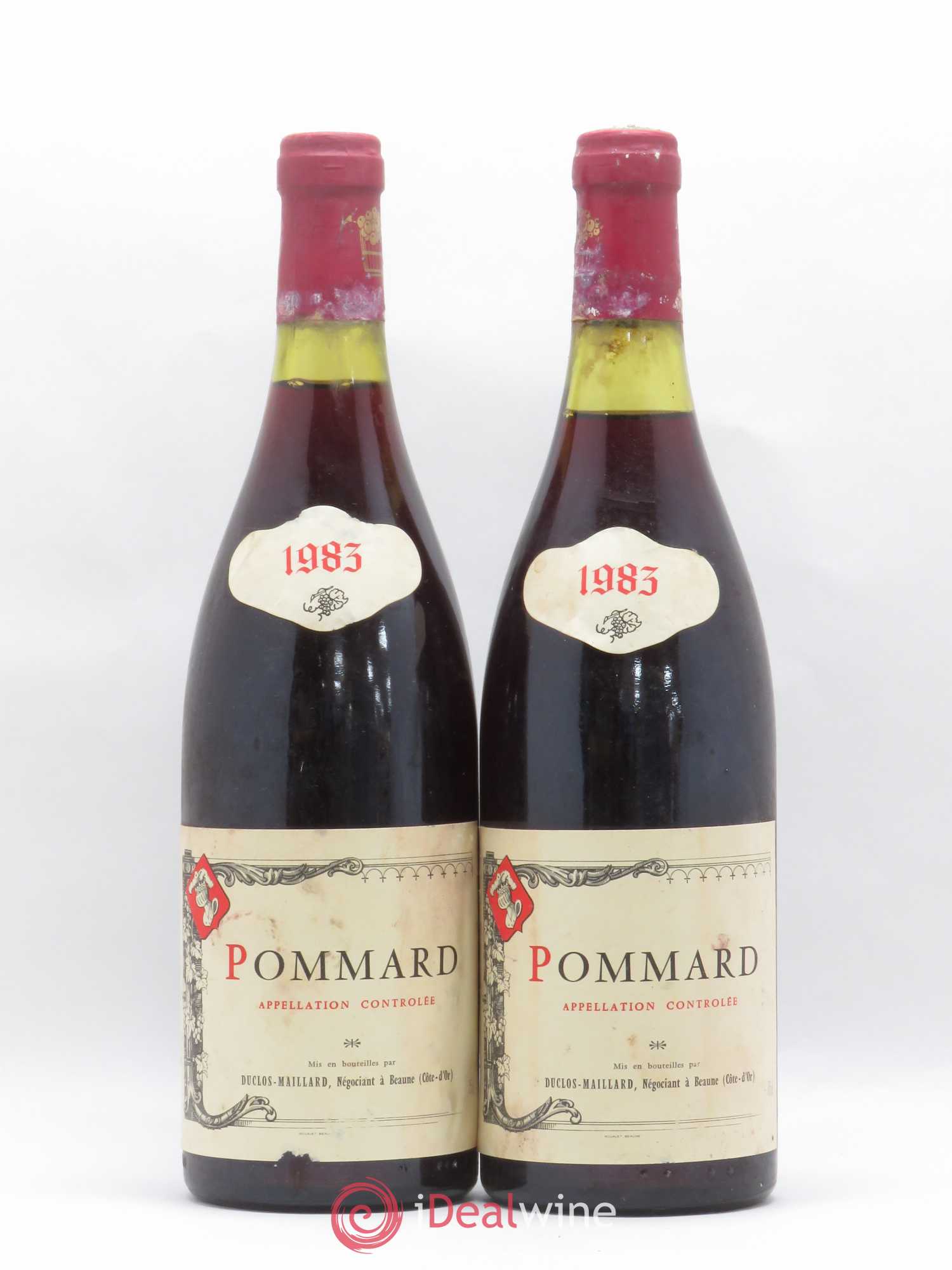 Pommard Duclos Maillard 1983 - Posten von 2 Flaschen - 0