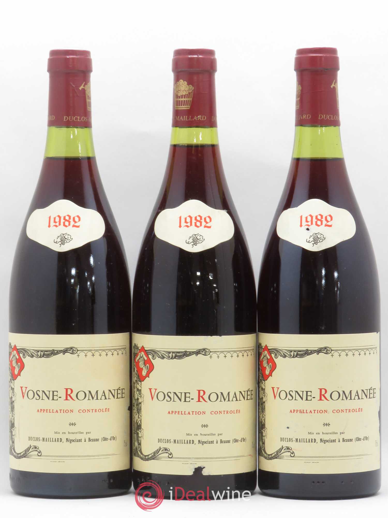 Vosne-Romanée Duclos Maillard 1982 - Posten von 3 Flaschen - 0