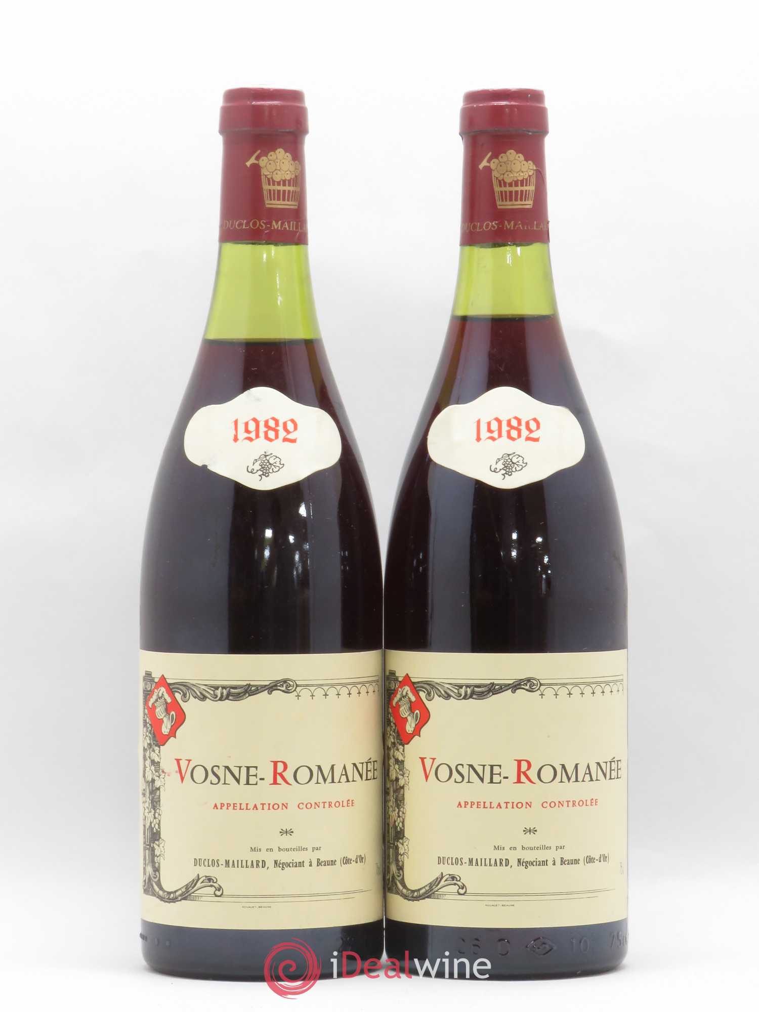 Vosne-Romanée Duclos Maillard 1982 - Posten von 2 Flaschen - 0