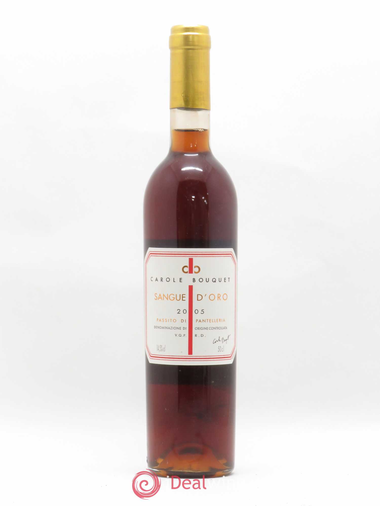 Passito di Pantelleria DOC Sangue d'Oro Carole Bouquet 50cl 2005 - Lotto di 1 bottiglia - 0