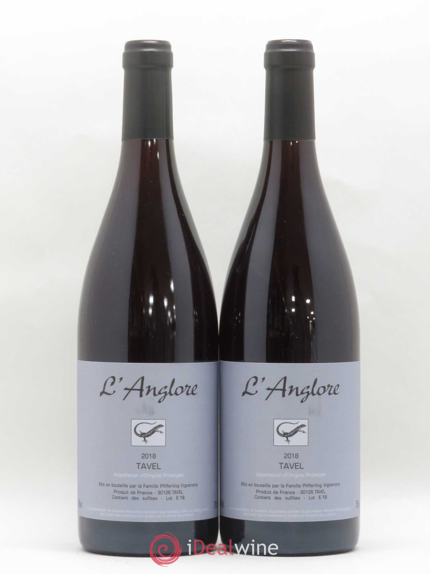 Tavel L'Anglore 2018 - Lot de 2 bouteilles - 0