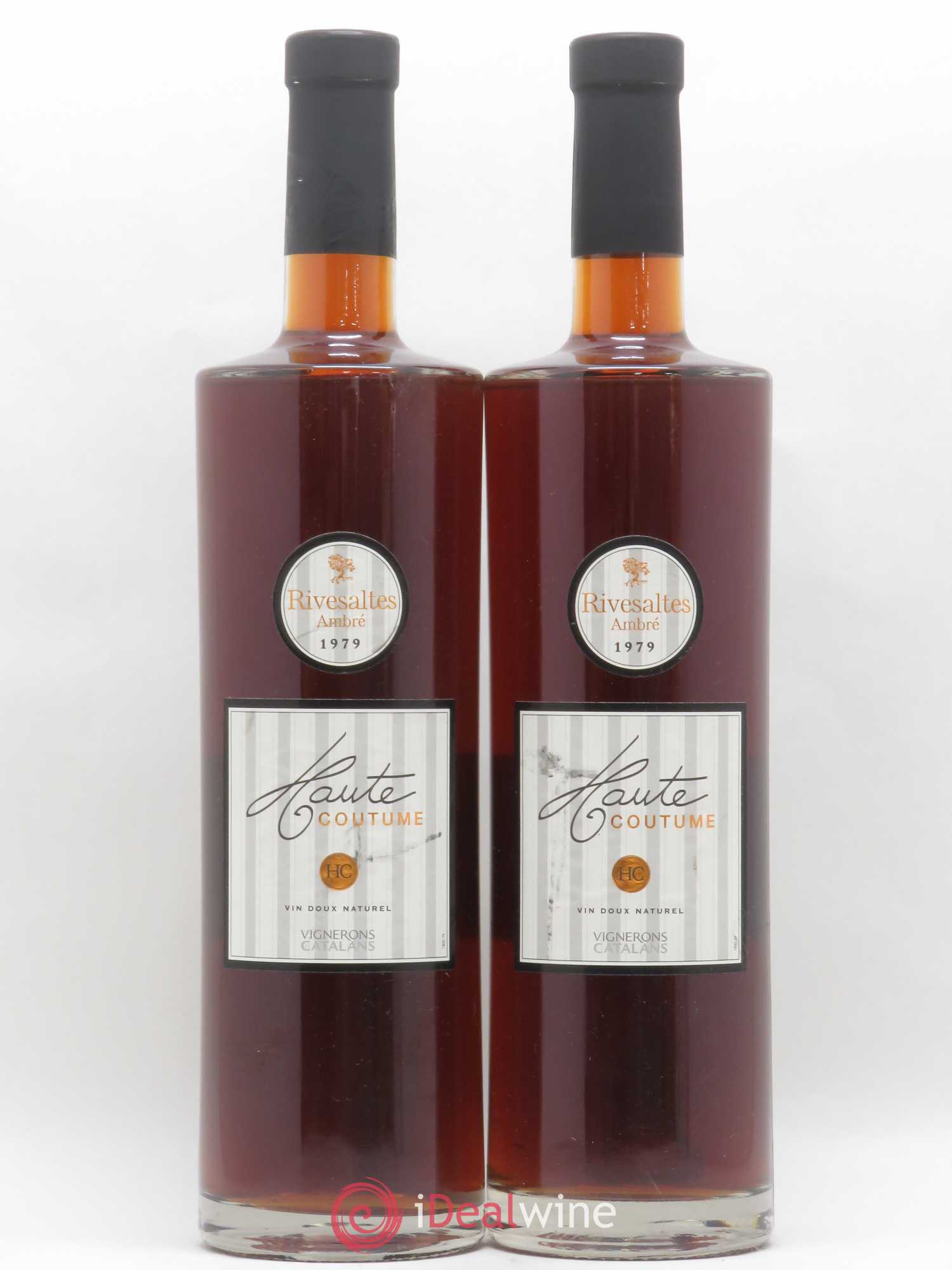 Rivesaltes Haute Couture Vignerons catalans 1979 - Posten von 2 Flaschen - 0