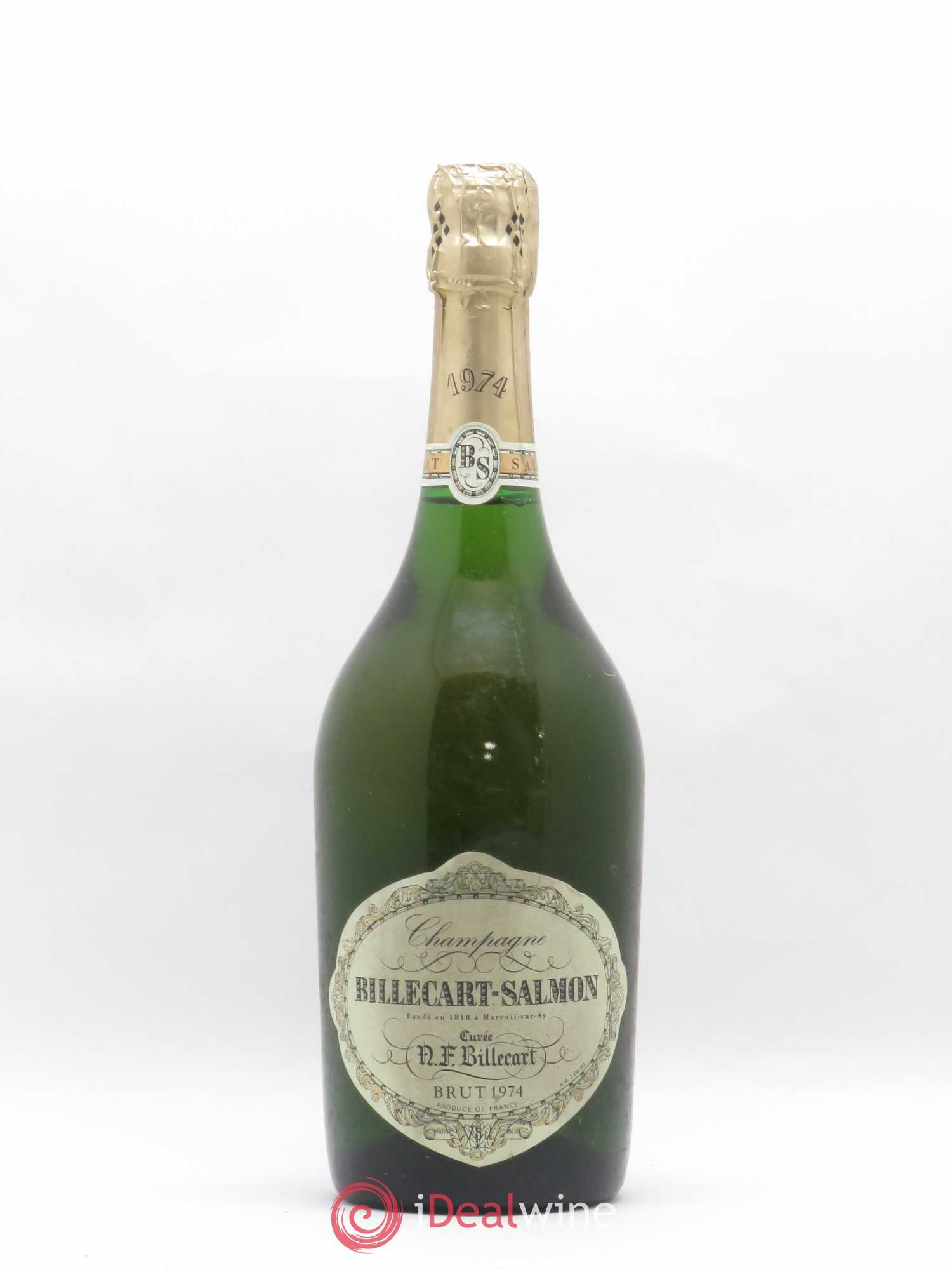 Brut Nicolas François Billecart Billecart-Salmon 1974 - Lot de 1 bouteille - 0