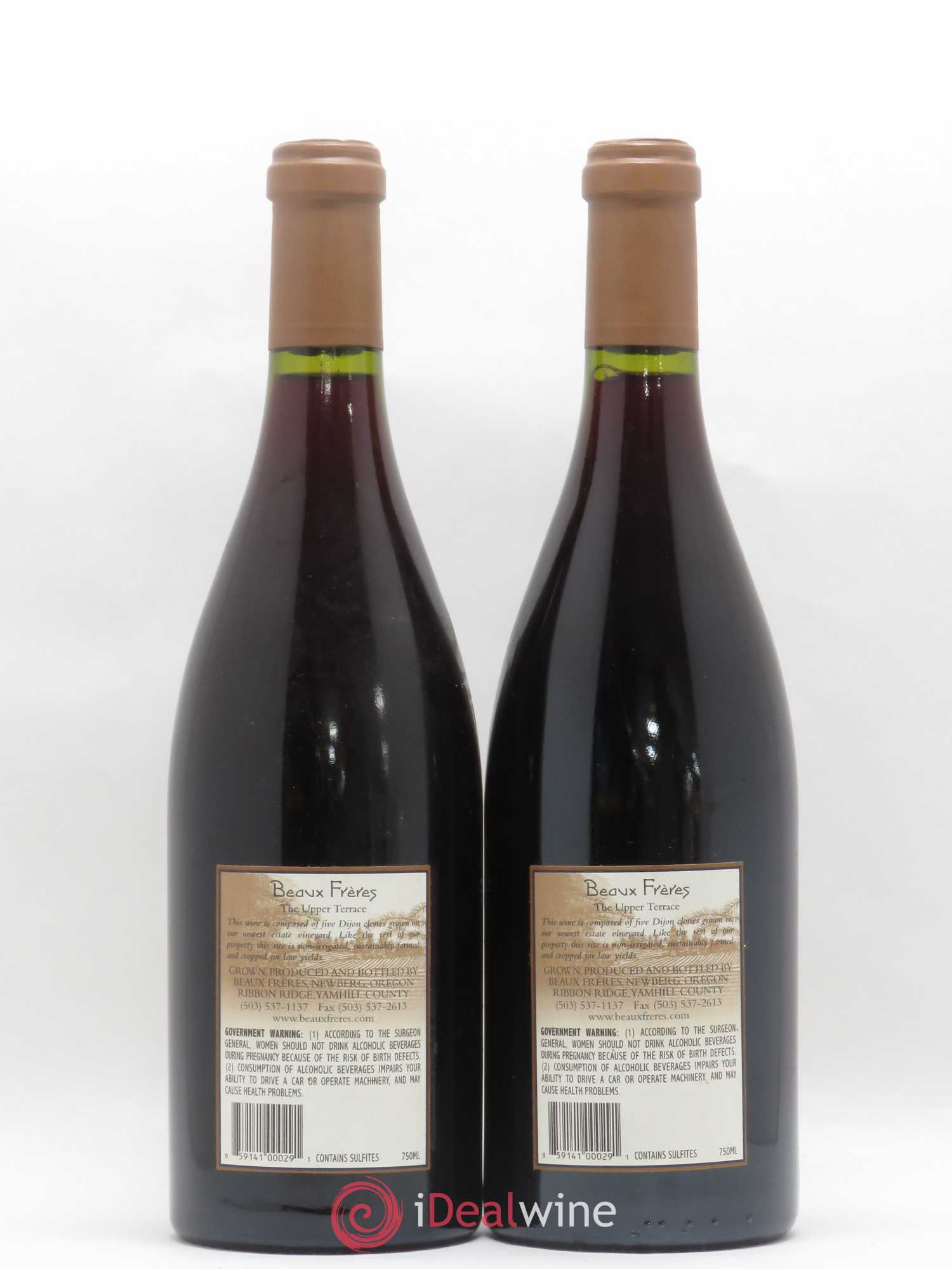 USA Oregon Pinot Noir Beaux Freres Upper Terrace Ribbon Ridge 2006 - Lot de 2 bouteilles - 1