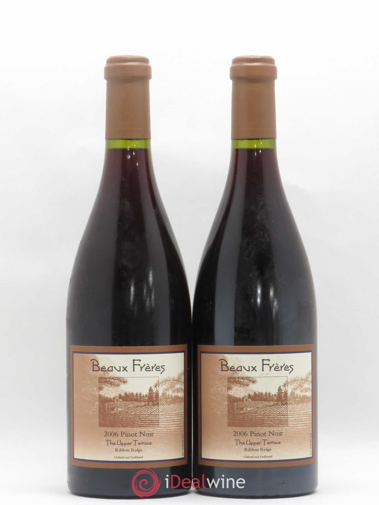 USA Oregon Pinot Noir Beaux Freres Upper Terrace Ribbon Ridge 2006 - Lot de 2 bouteilles - 0