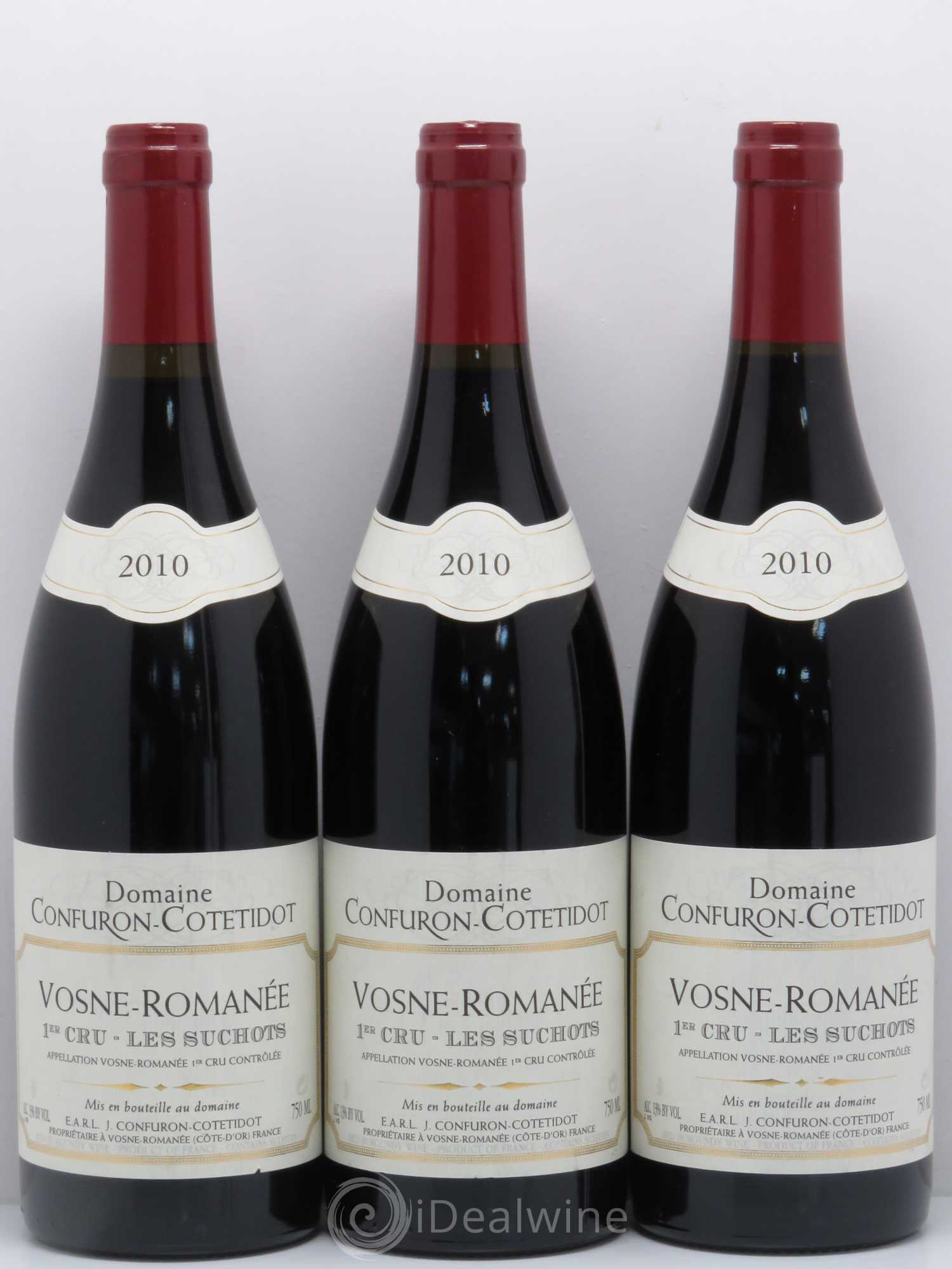 Vosne-Romanée 1er Cru Les Suchots Confuron-Cotetidot 2010 - Lot de 3 bouteilles - 0