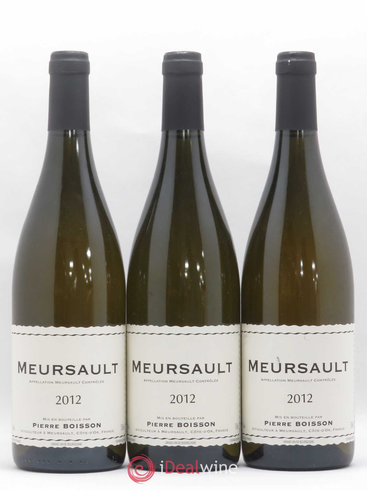 Meursault Pierre Boisson (Domaine) 2012 - Lot de 3 bouteilles - 0