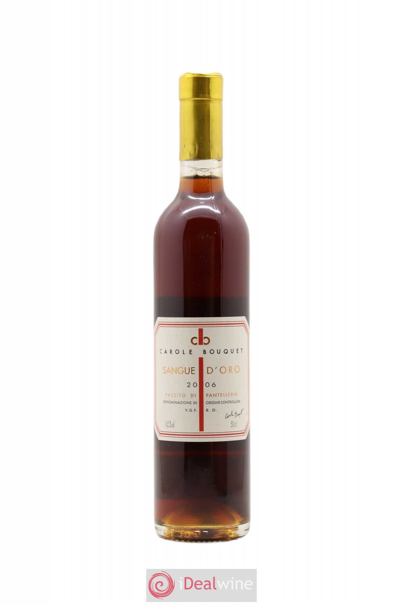 Passito di Pantelleria DOC Sangue d'Oro Carole Bouquet 50cl 2006 - Lotto di 1 bottiglia - 0