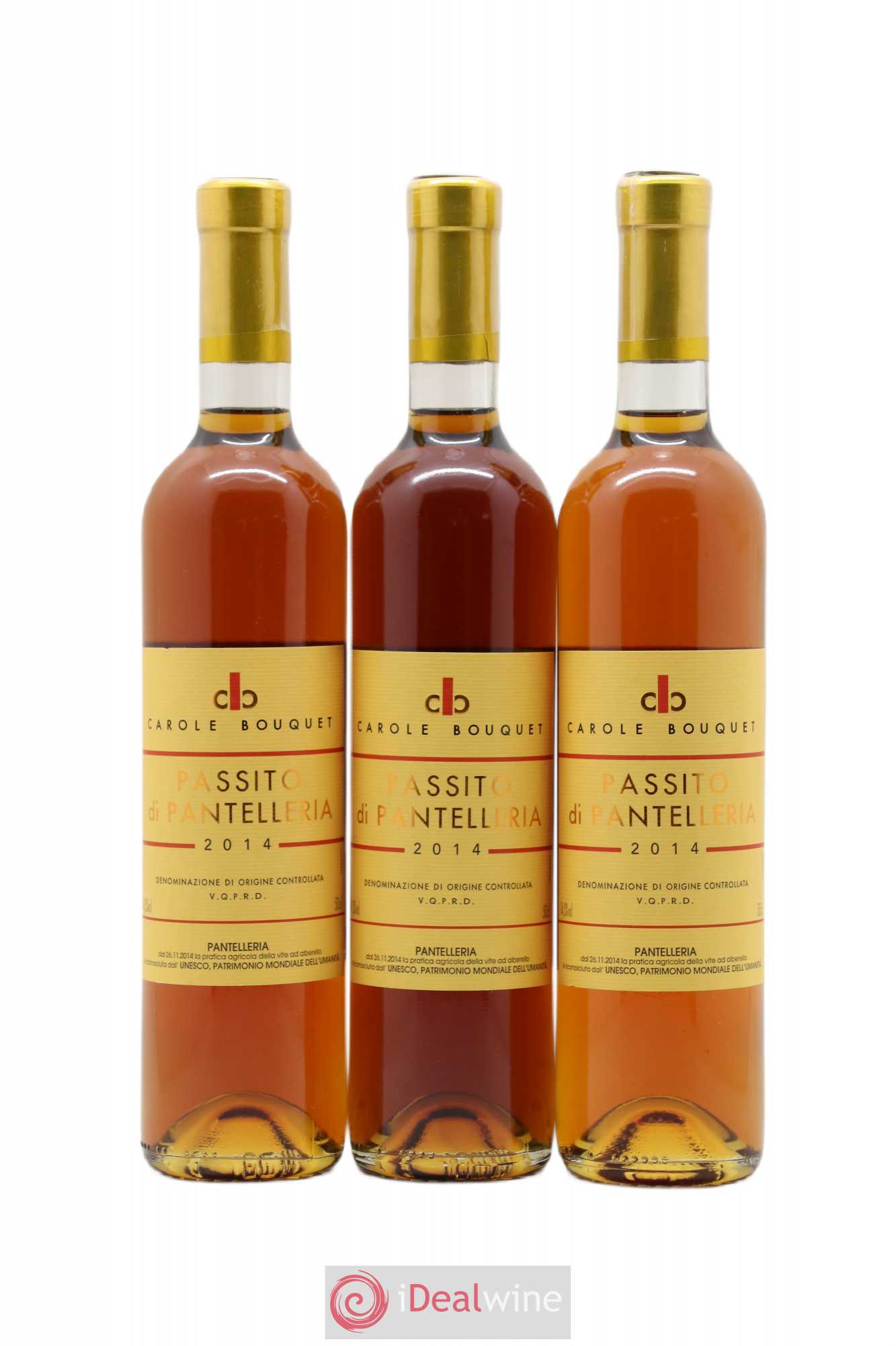 Passito di Pantelleria DOC Sangue d'Oro Carole Bouquet 50cl 2014 - Lotto di 3 bottiglie - 0
