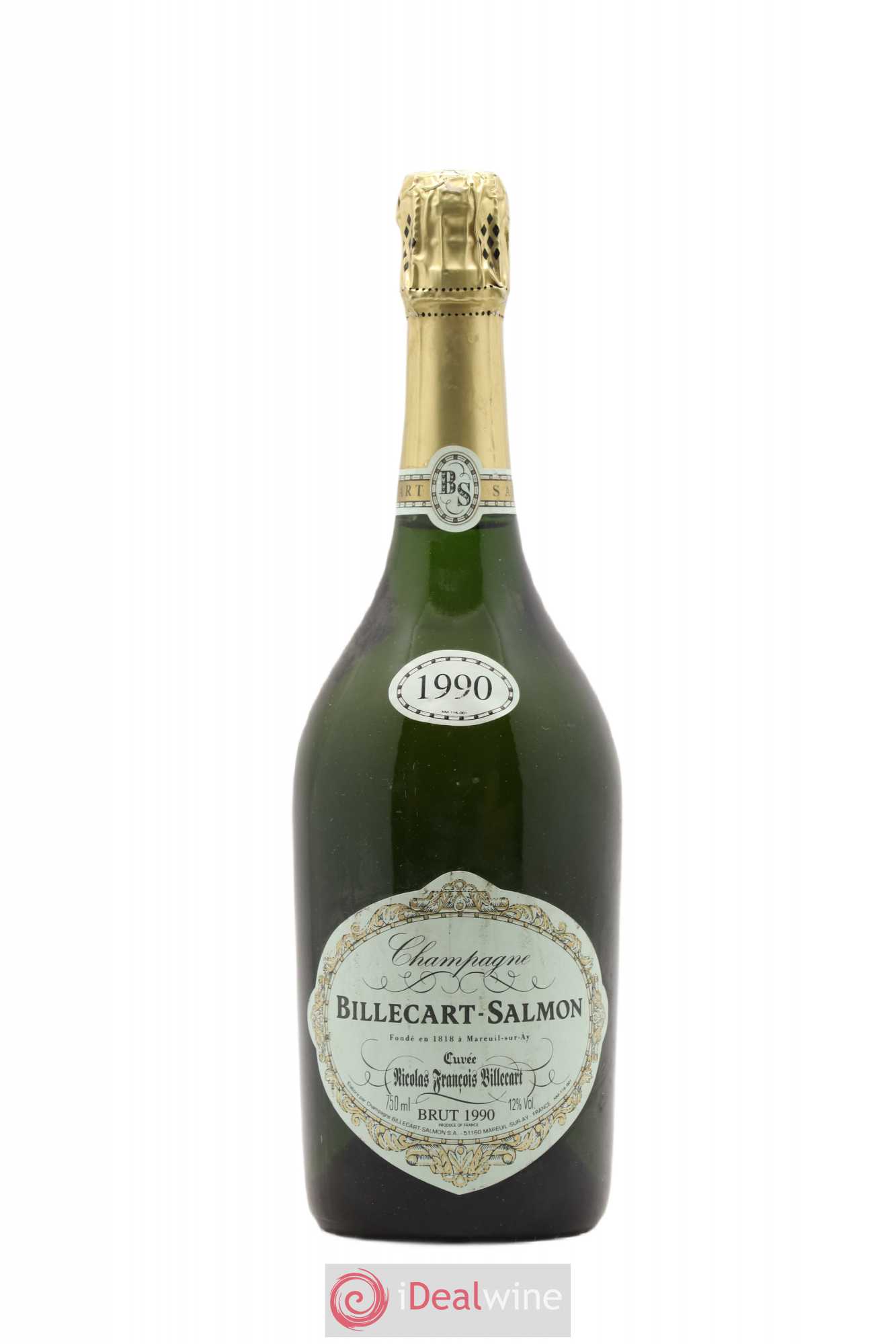 Brut Nicolas François Billecart Billecart-Salmon 1990 - Lot de 1 bouteille - 0