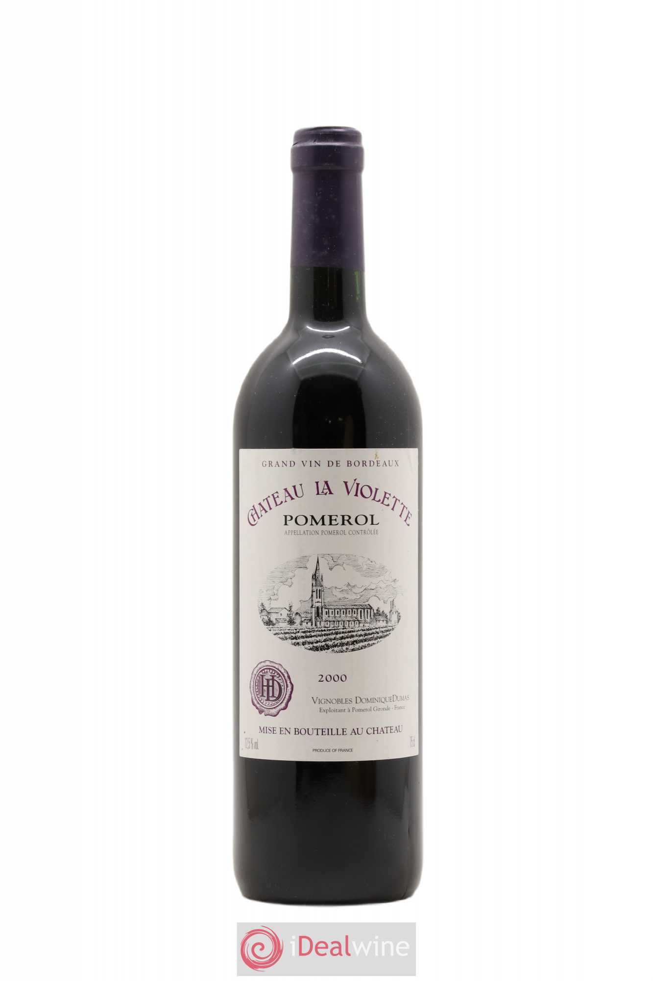 Château la Violette 2000 - Lot de 1 bouteille - 0