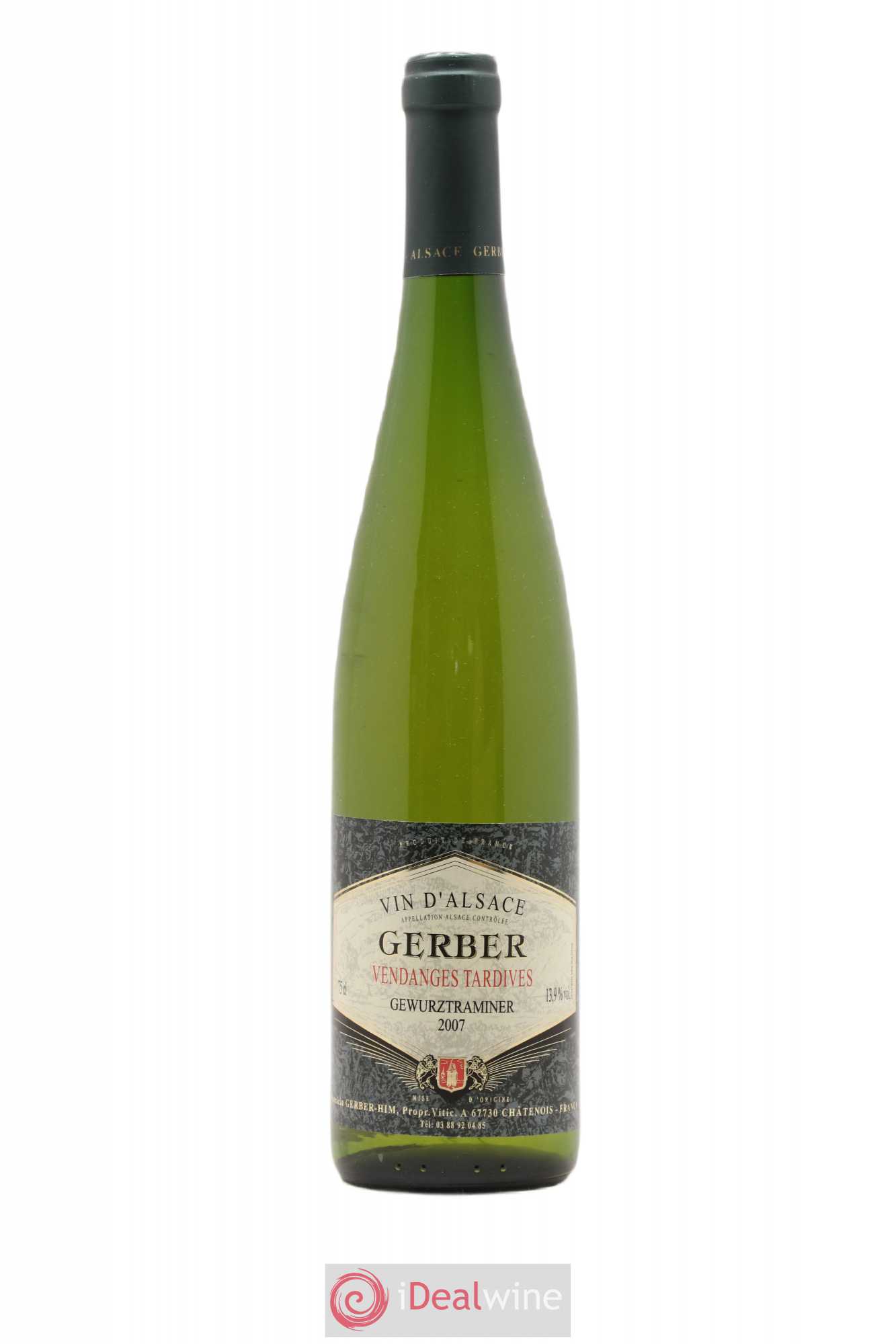 Gewurztraminer Vendanges Tardives Gerber (sans prix de réserve) 2007 - Posten von 1 Flasche - 0