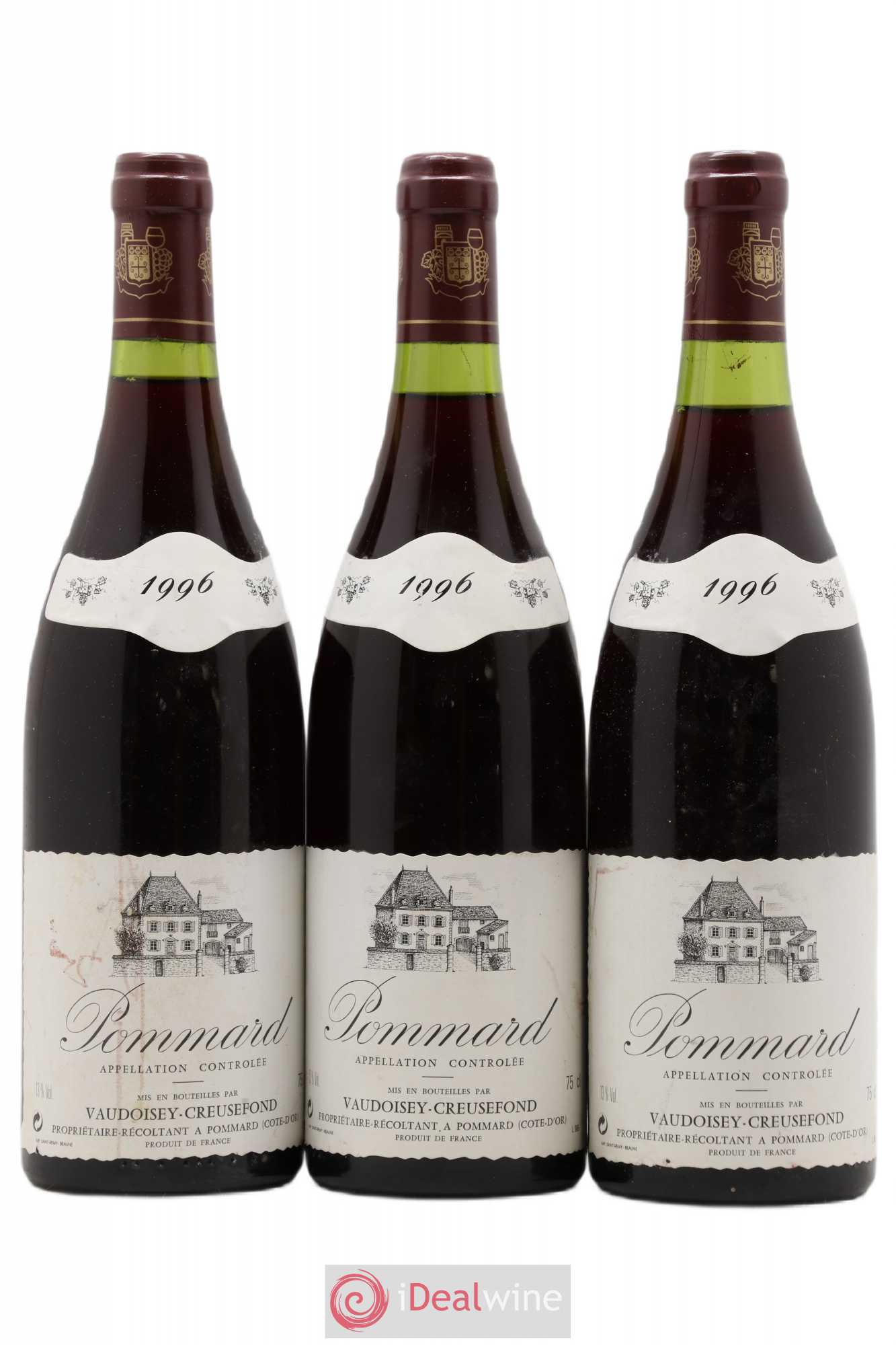 Pommard Vaudoisey (sans prix de réserve) 1996 - Posten von 3 Flaschen - 0