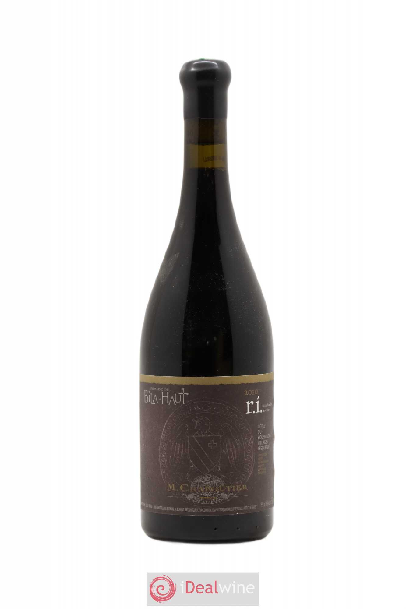 Côtes-du-Roussillon Villages Lesquerde Bila-Haut (Domaine) R.I Rectificando Invenies Chapoutier 2010 - Lot de 1 bouteille - 0