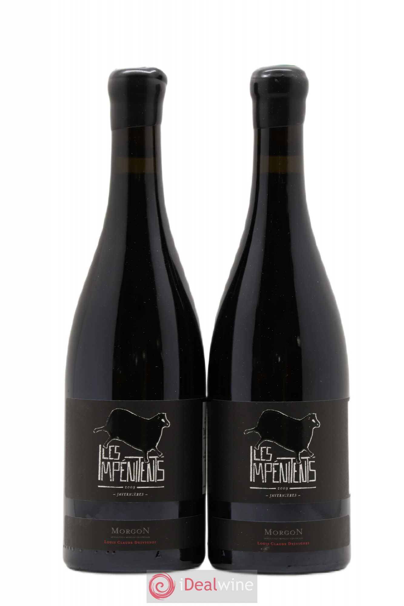 Morgon Javernières Les Impénitents Louis-Claude Desvignes 2009 - Lot de 2 bouteilles - 0