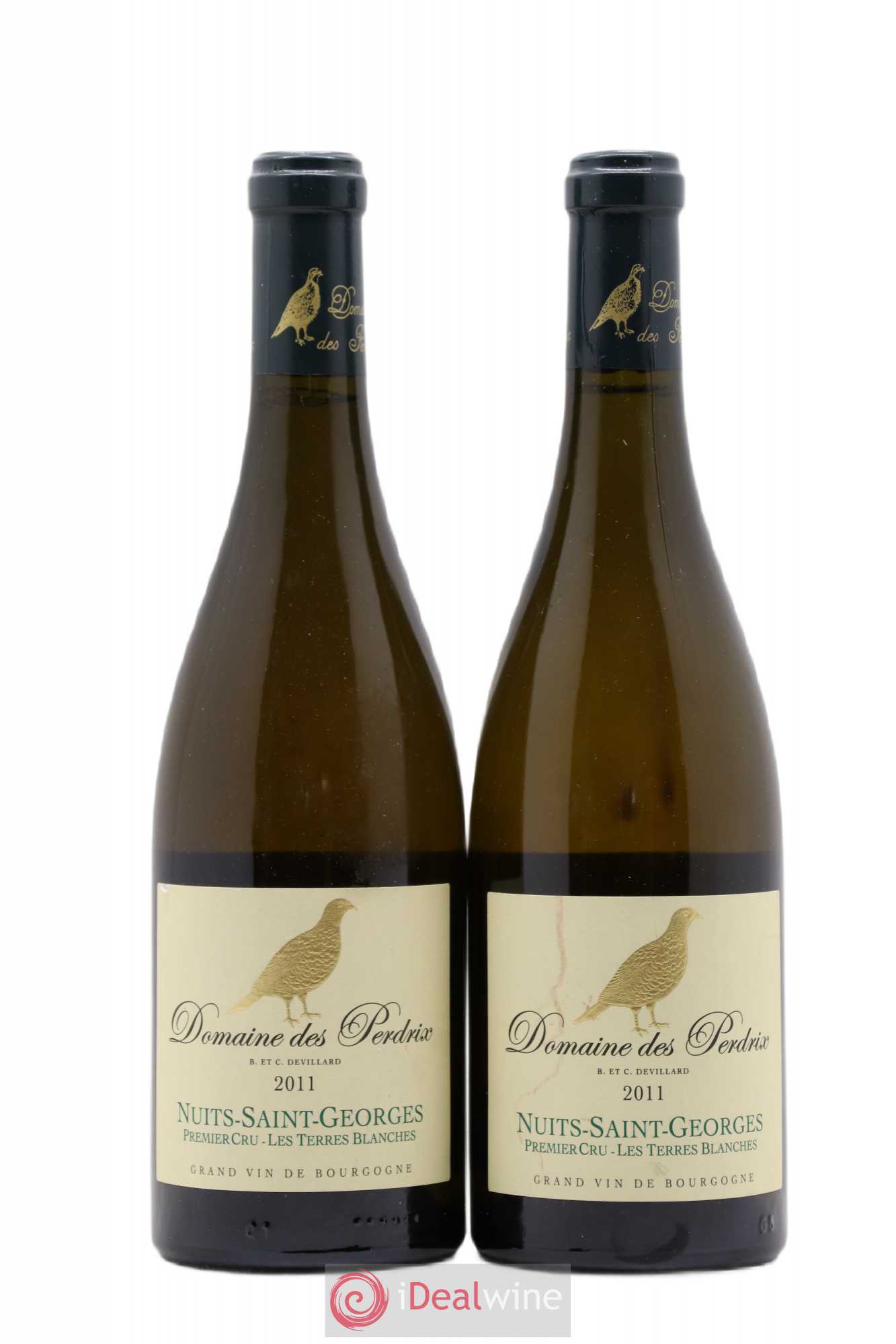 Nuits-Saint-Georges 1er Cru Les Terres Blanches Domaine des Perdrix 2011 - Posten von 2 Flaschen - 0