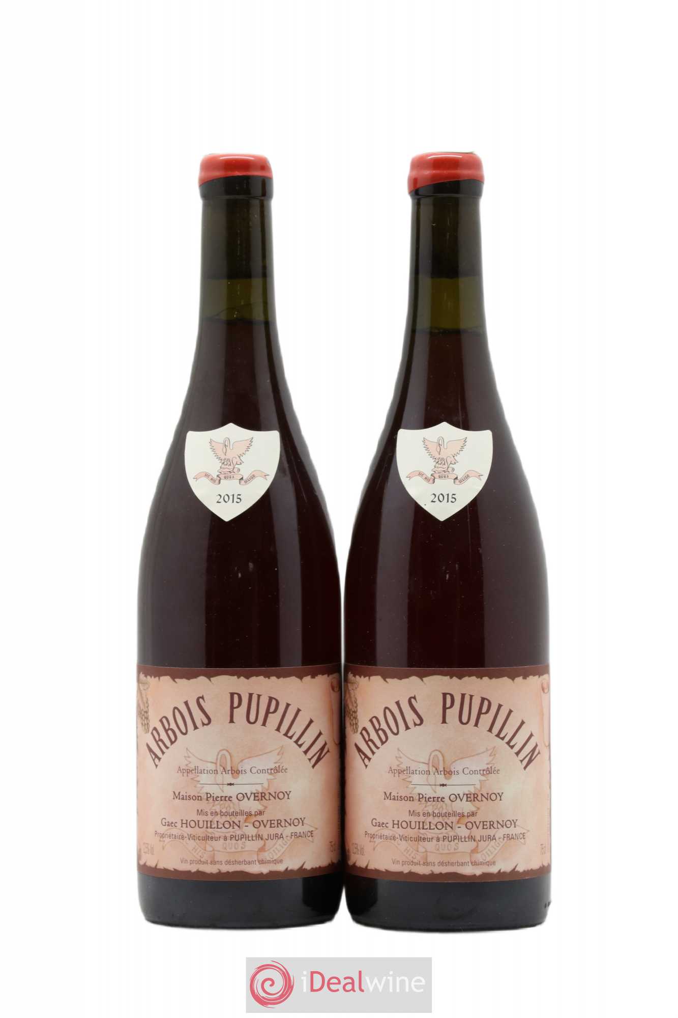 Arbois-Pupillin Poulsard (cire rouge) Overnoy-Houillon (Domaine) 2015 - Lot de 2 bouteilles - 0