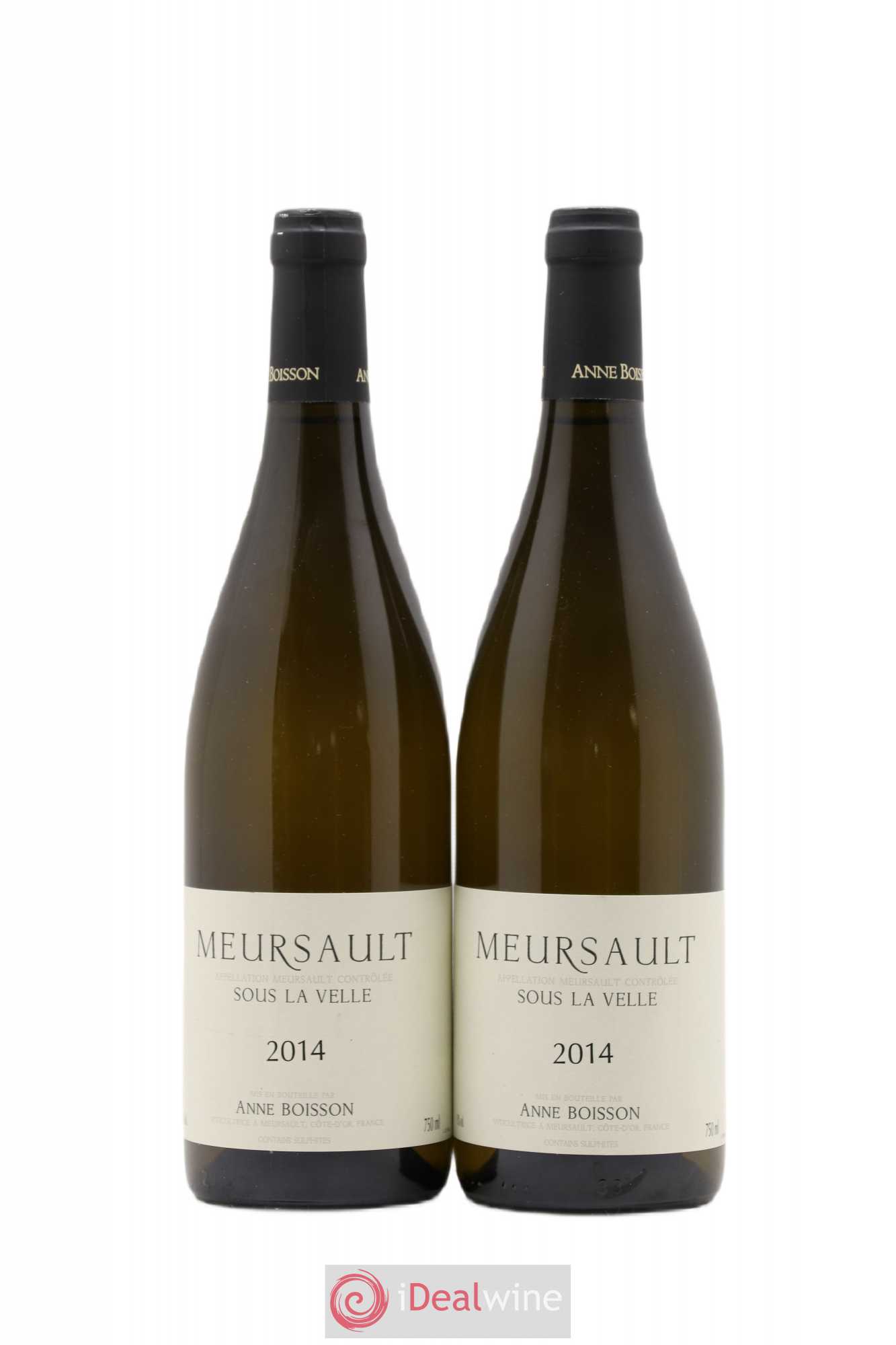 Meursault Sous la Velle Anne Boisson 2014 - Lot de 2 bouteilles - 0
