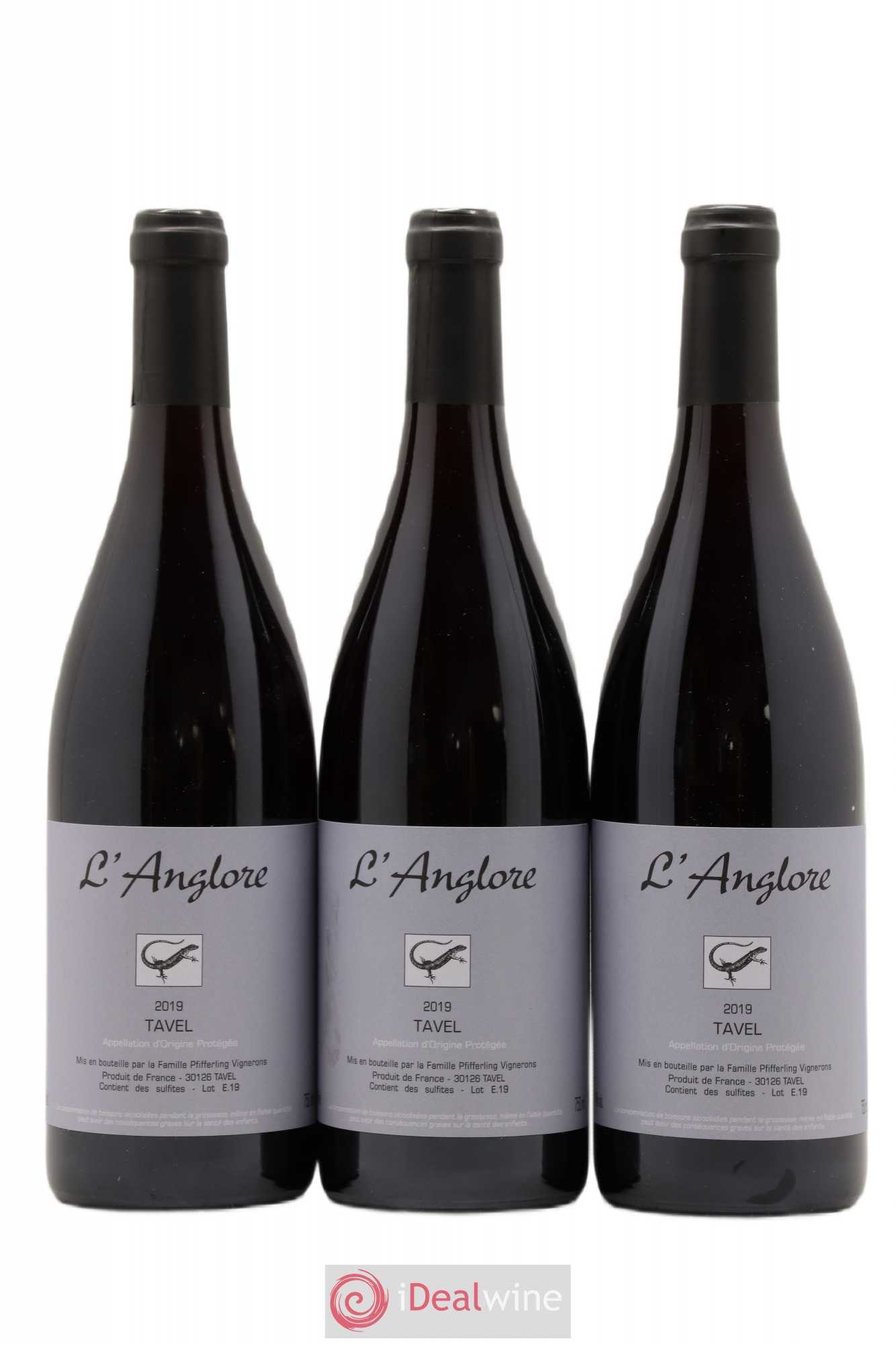 Tavel L'Anglore 2019 - Lot de 3 bouteilles - 0