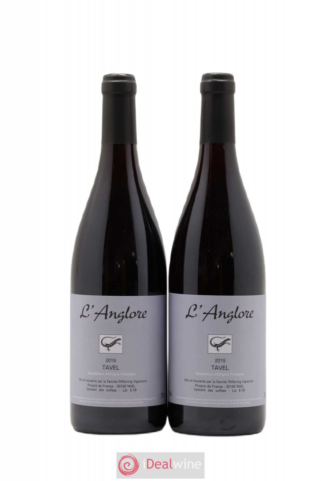 Tavel L'Anglore 2019 - Posten von 2 Flaschen - 0