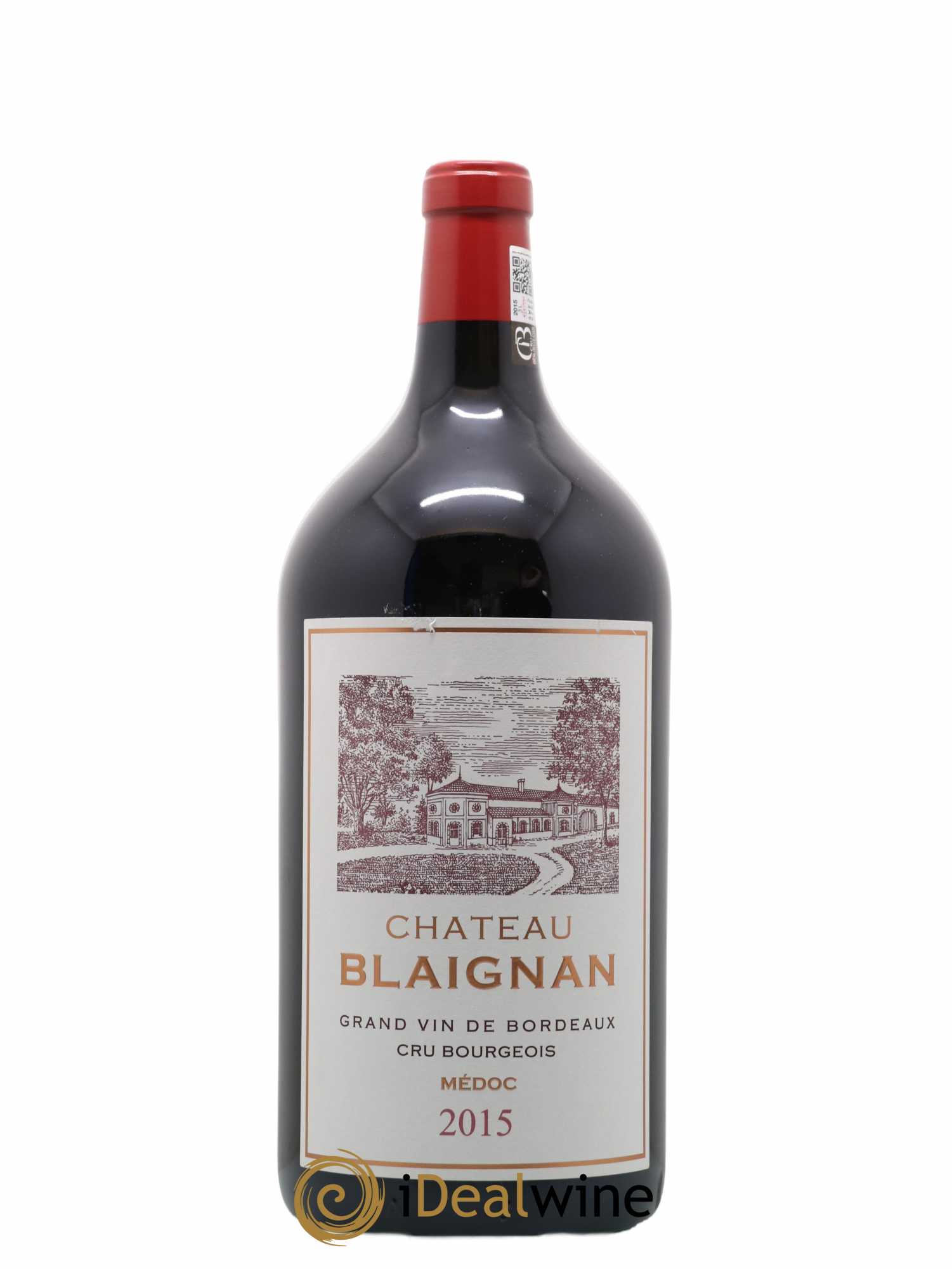 Château Blaignan Cru Bourgeois 2015 - Lot de 1 double magnum - 0