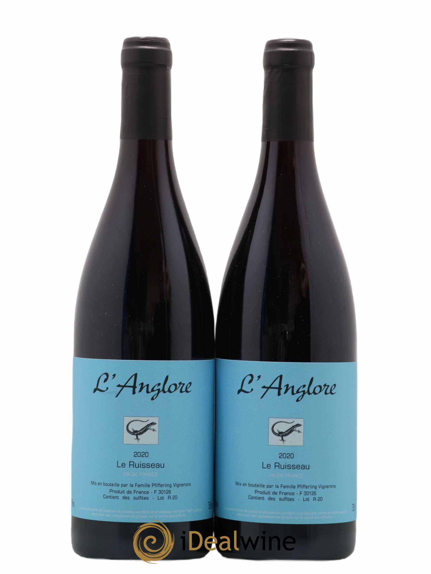 Vin de France Le Ruisseau L'Anglore 2020 - Lot de 2 bouteilles - 0