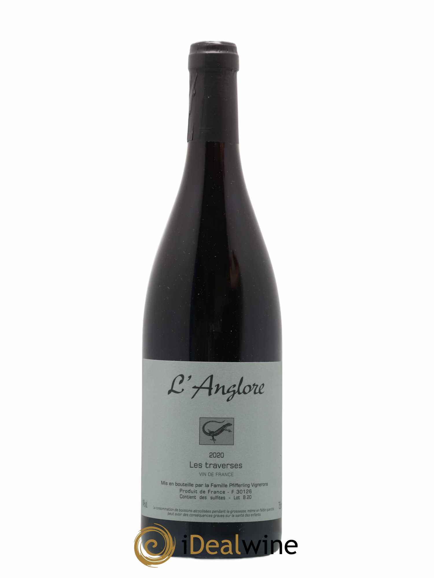 Vin de France Les Traverses L'Anglore 2020 - Lot de 1 bouteille - 0