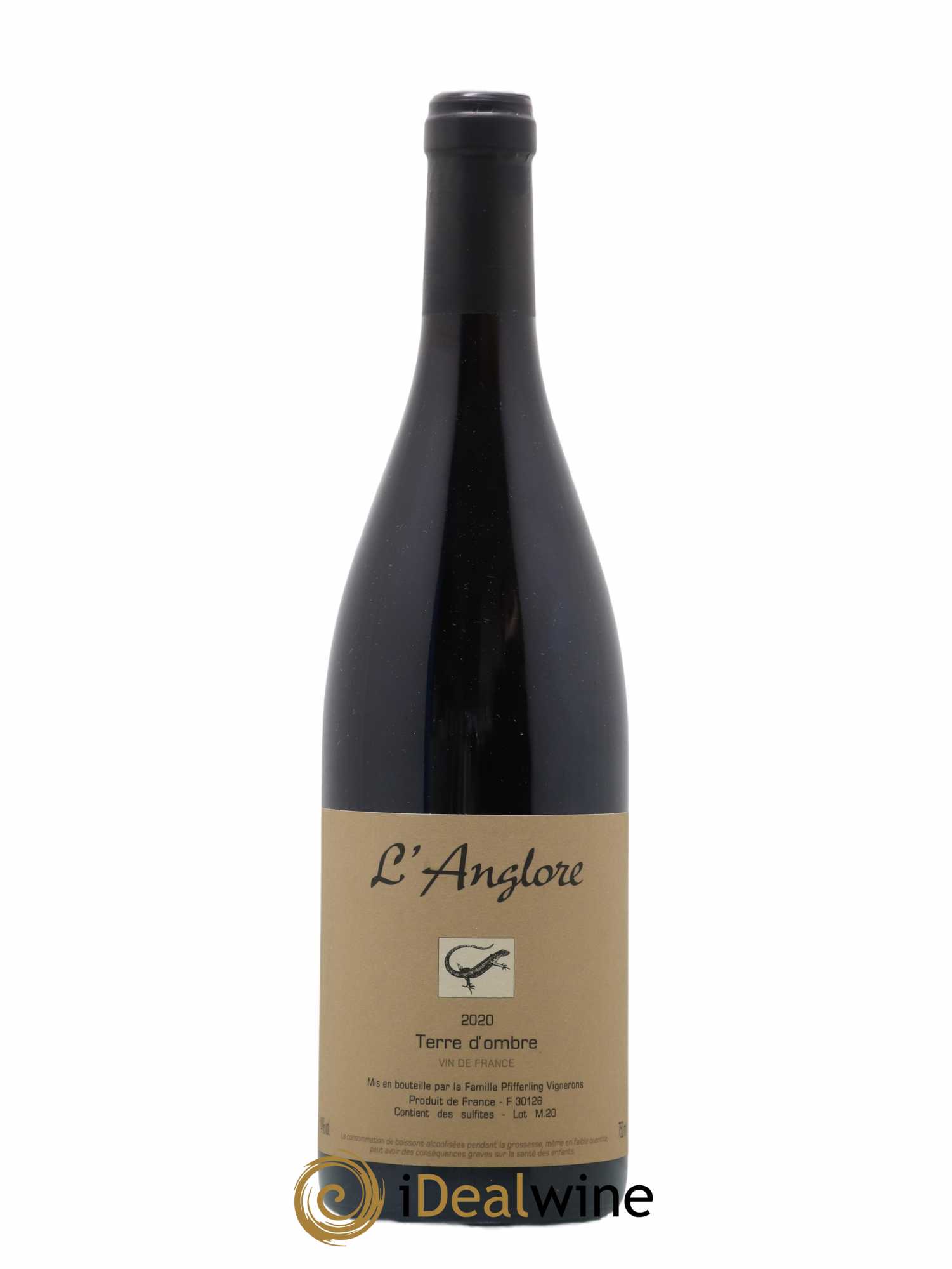 Vin de France Terre d'Ombre L'Anglore 2020 - Lot de 1 bouteille - 0