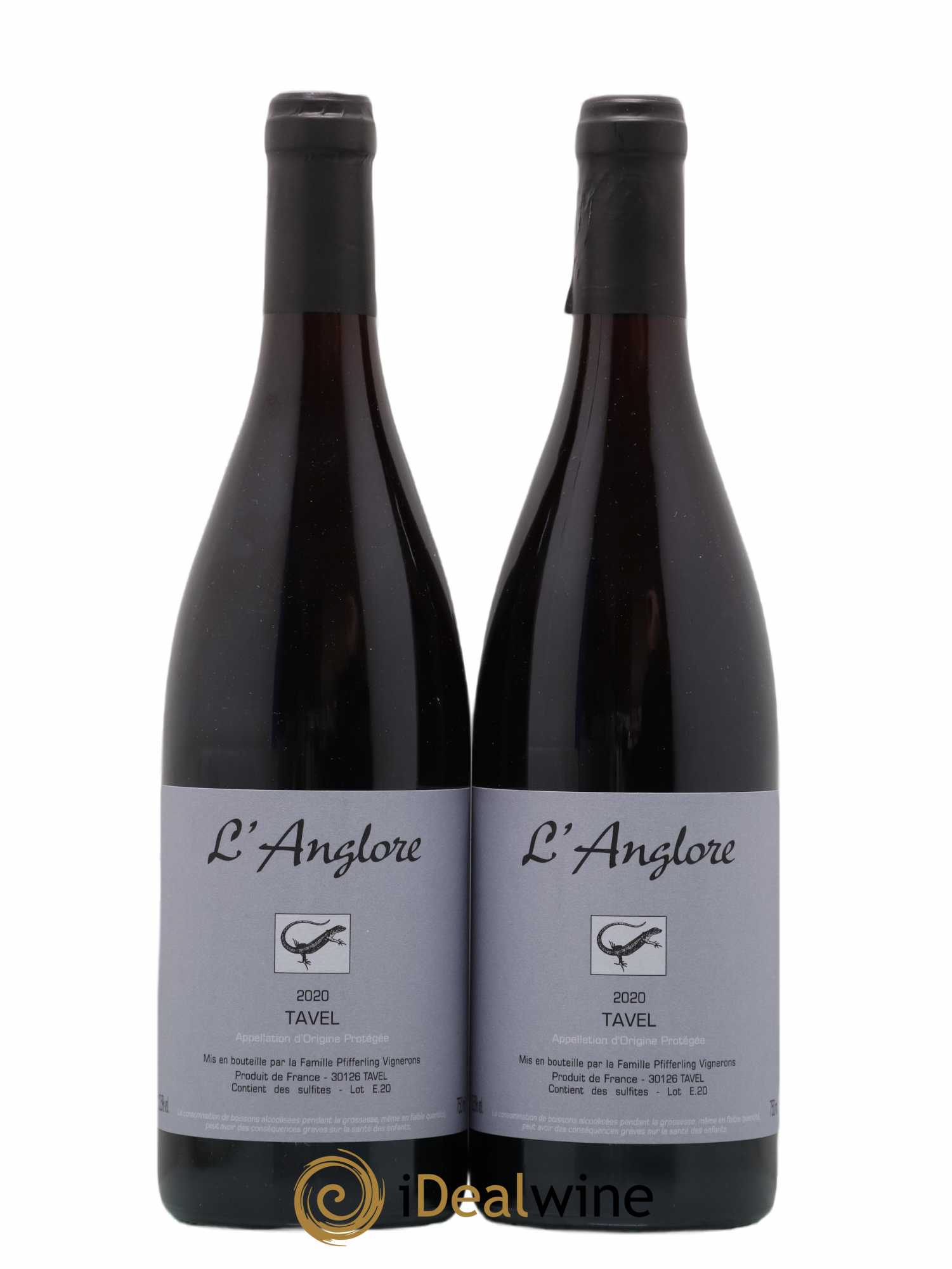 Tavel L'Anglore 2020 - Lot de 2 bouteilles - 0