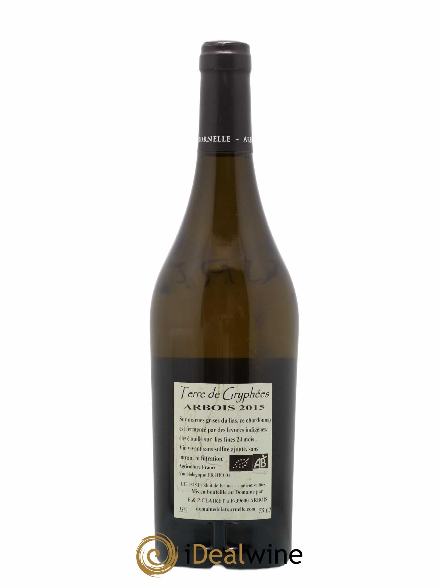 Arbois Terre De Gryphées Domaine de la Tournelle 2015 - Lot de 1 bouteille - 1