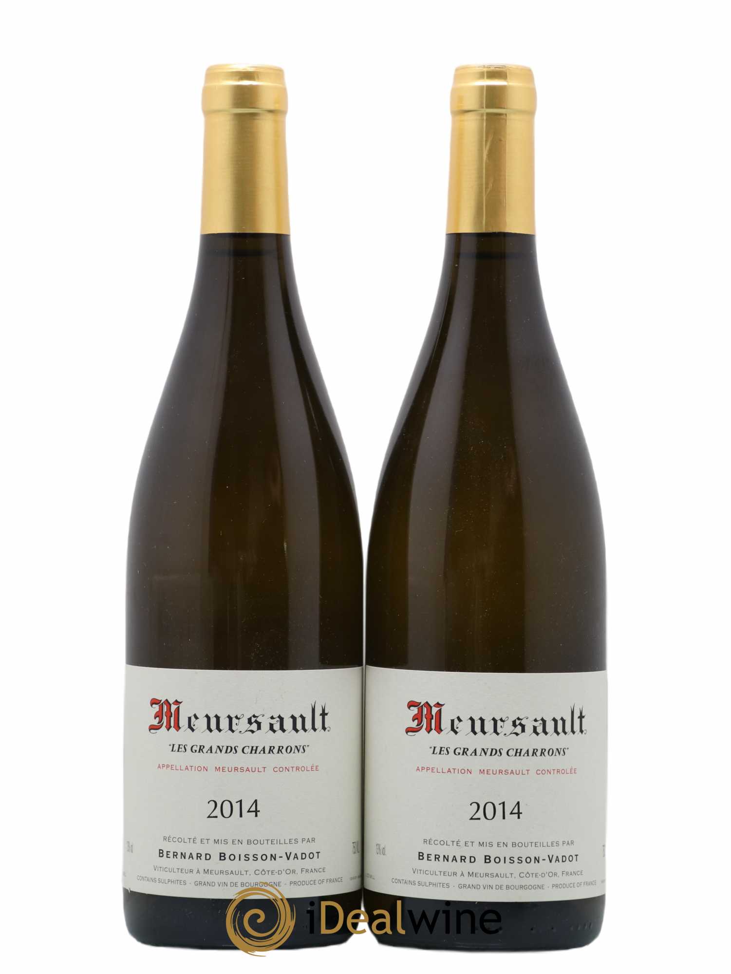 Meursault Les Grands Charrons Boisson-Vadot (Domaine) 2014 - Lot de 2 bouteilles - 0