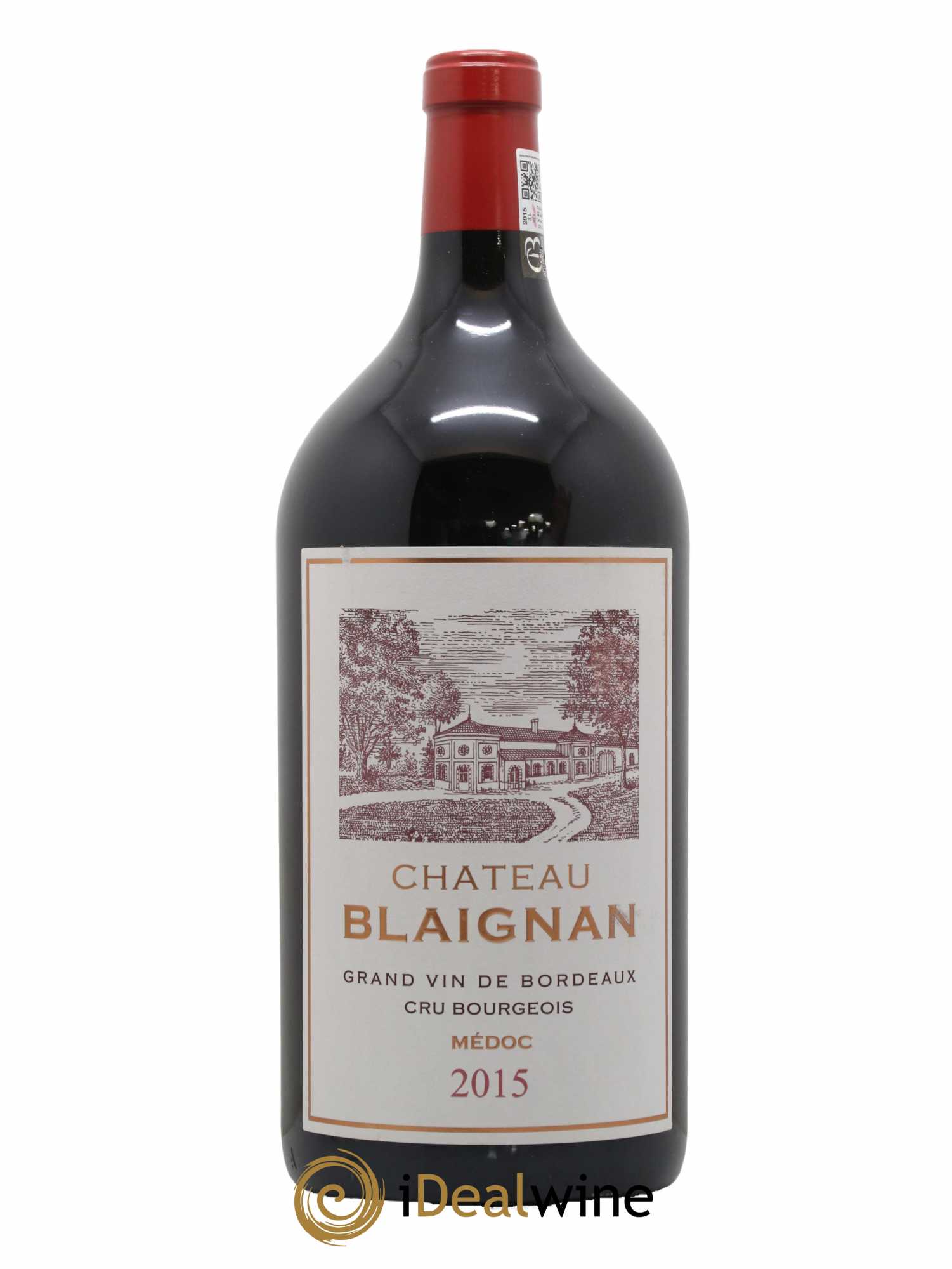 Château Blaignan Cru Bourgeois 2015 - Lot de 1 double magnum - 0