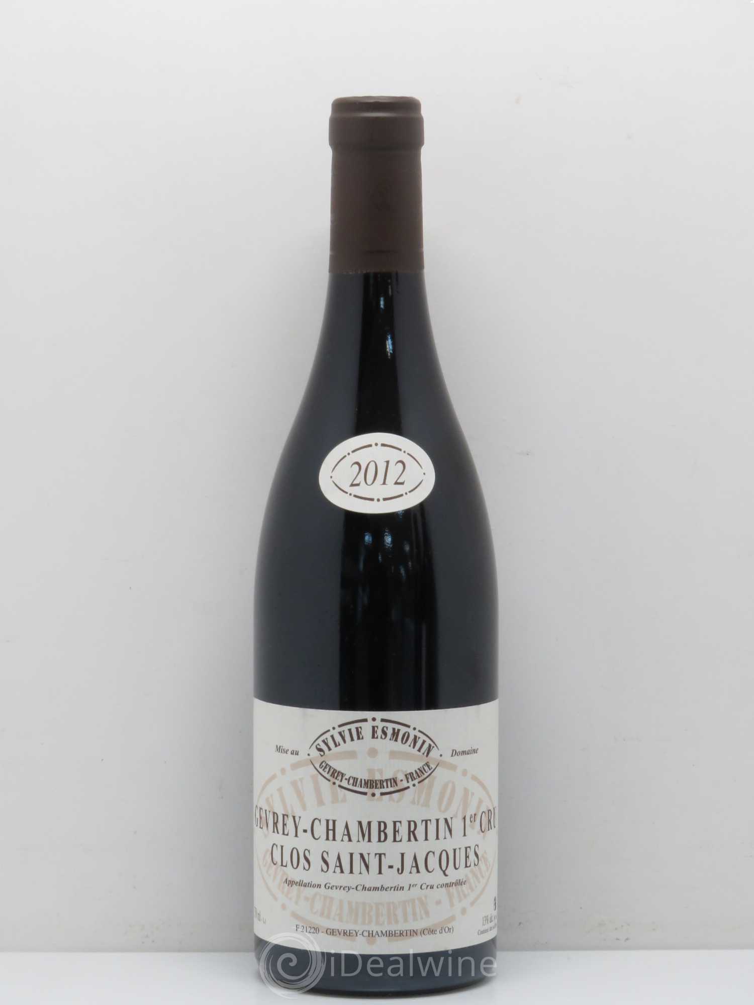 Gevrey-Chambertin 1er Cru Clos Saint Jacques Sylvie Esmonin 2012 - Lot de 1 bouteille - 0