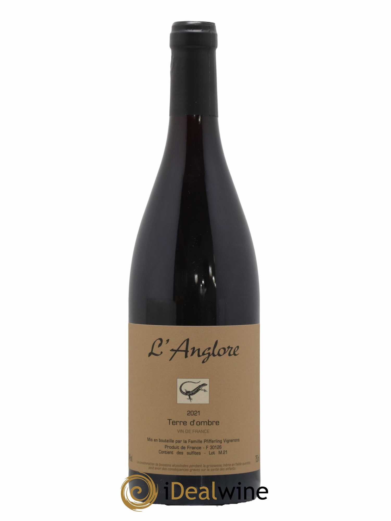 Vin de France Terre d'Ombre L'Anglore 2021 - Lot de 1 bouteille - 0
