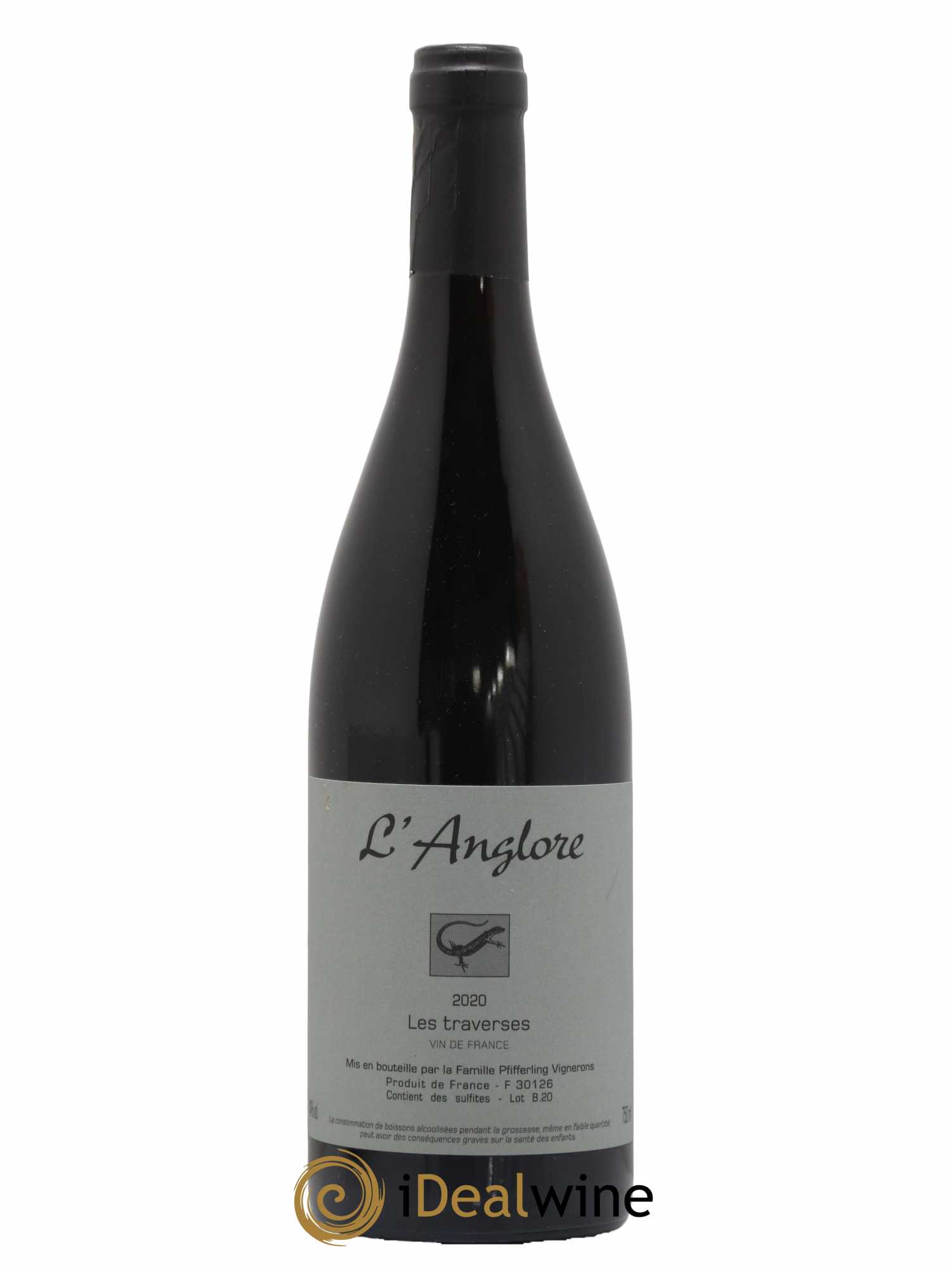 Vin de France Les Traverses L'Anglore 2020 - Lot de 1 bouteille - 0