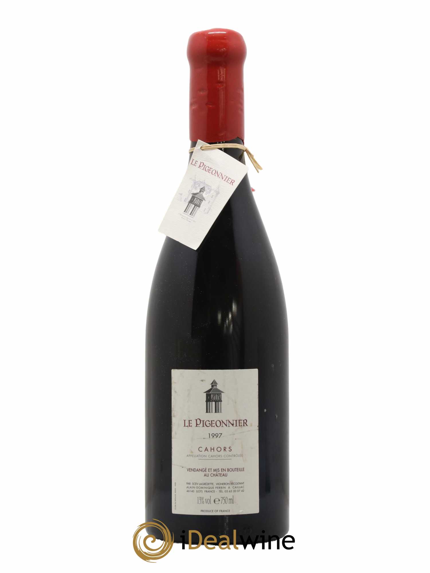 Cahors Château Lagrezette Le Pigeonnier Alain Dominique Perrin 1997 - Lot de 1 bouteille - 1