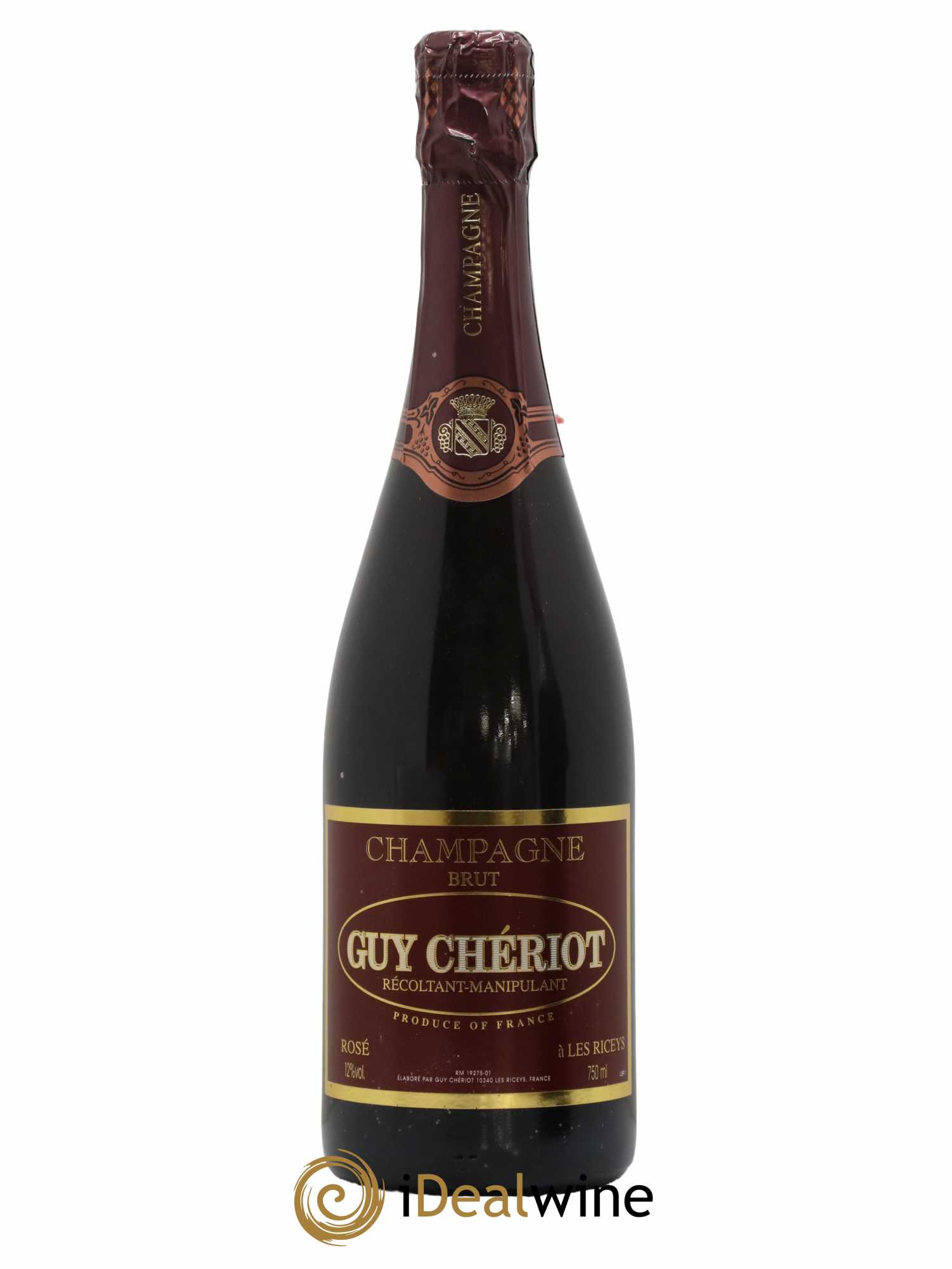 Champagne - Brut Guy Gherot - Lot de 1 bouteille - 0