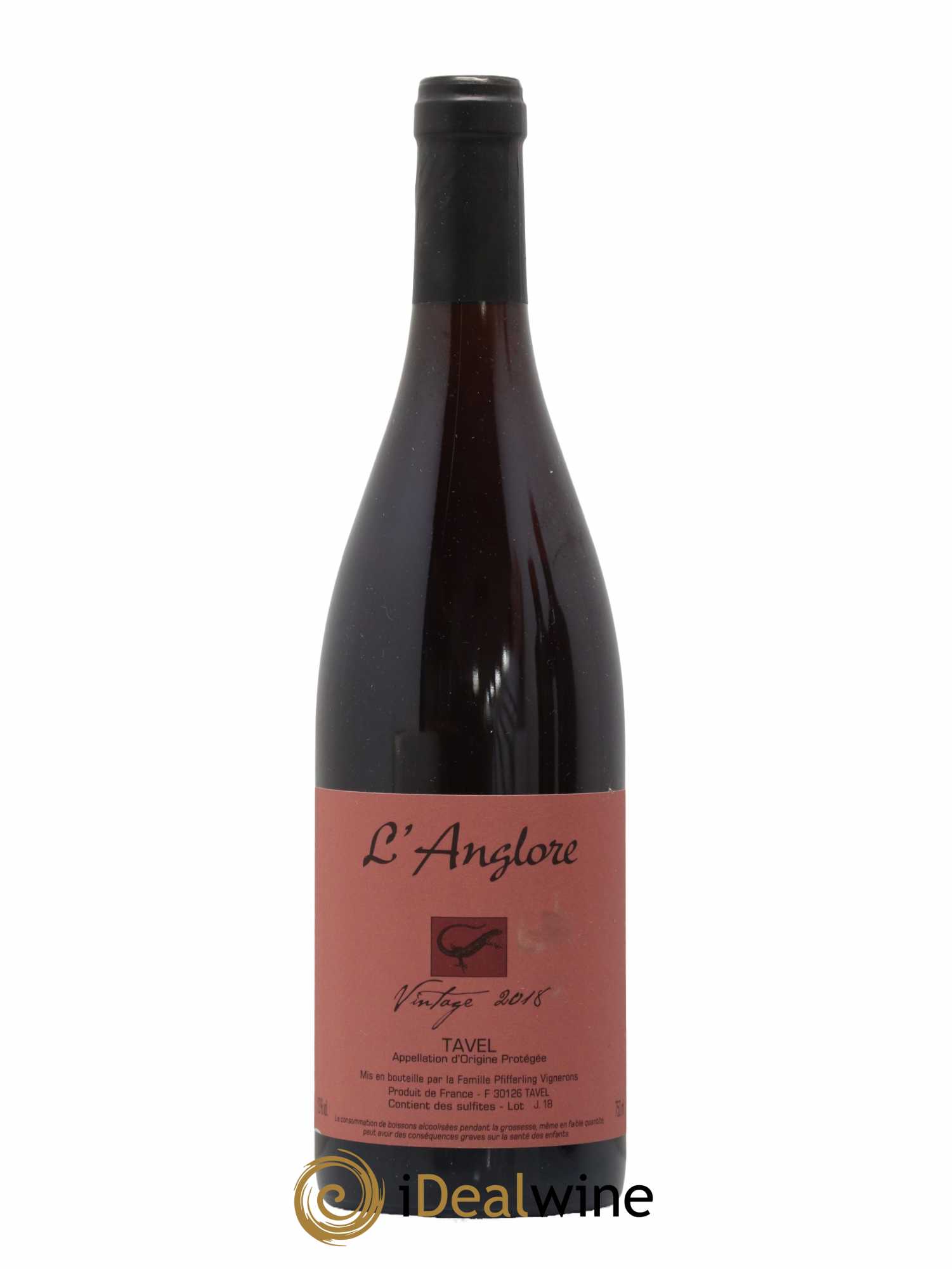 Tavel Vintage L'Anglore 2018 - Lot de 1 bouteille - 0