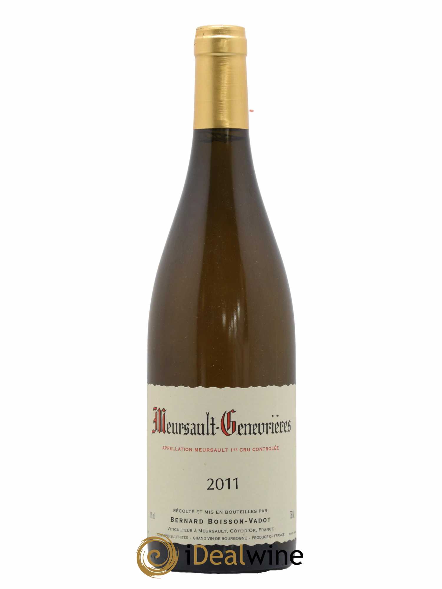 Meursault 1er Cru Genevrières Boisson-Vadot (Domaine) 2011 - Lot de 1 bouteille - 0