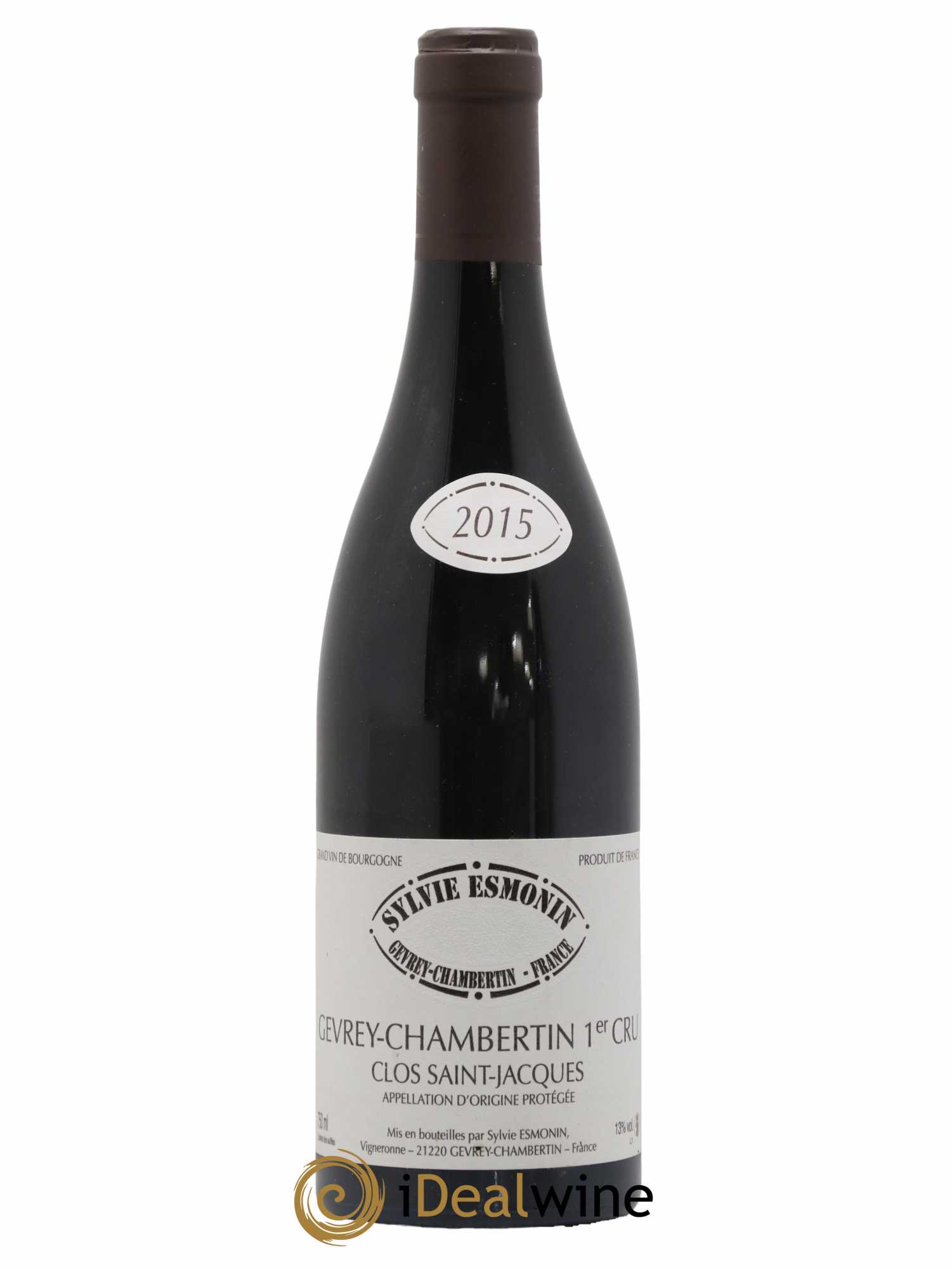 Gevrey-Chambertin 1er Cru Clos Saint Jacques Sylvie Esmonin 2015 - Posten von 1 Flasche - 0